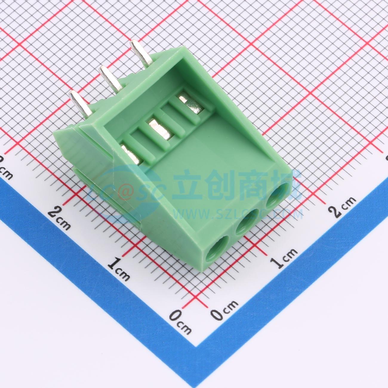 点击查看大图 KF104-5.08-3P实物图