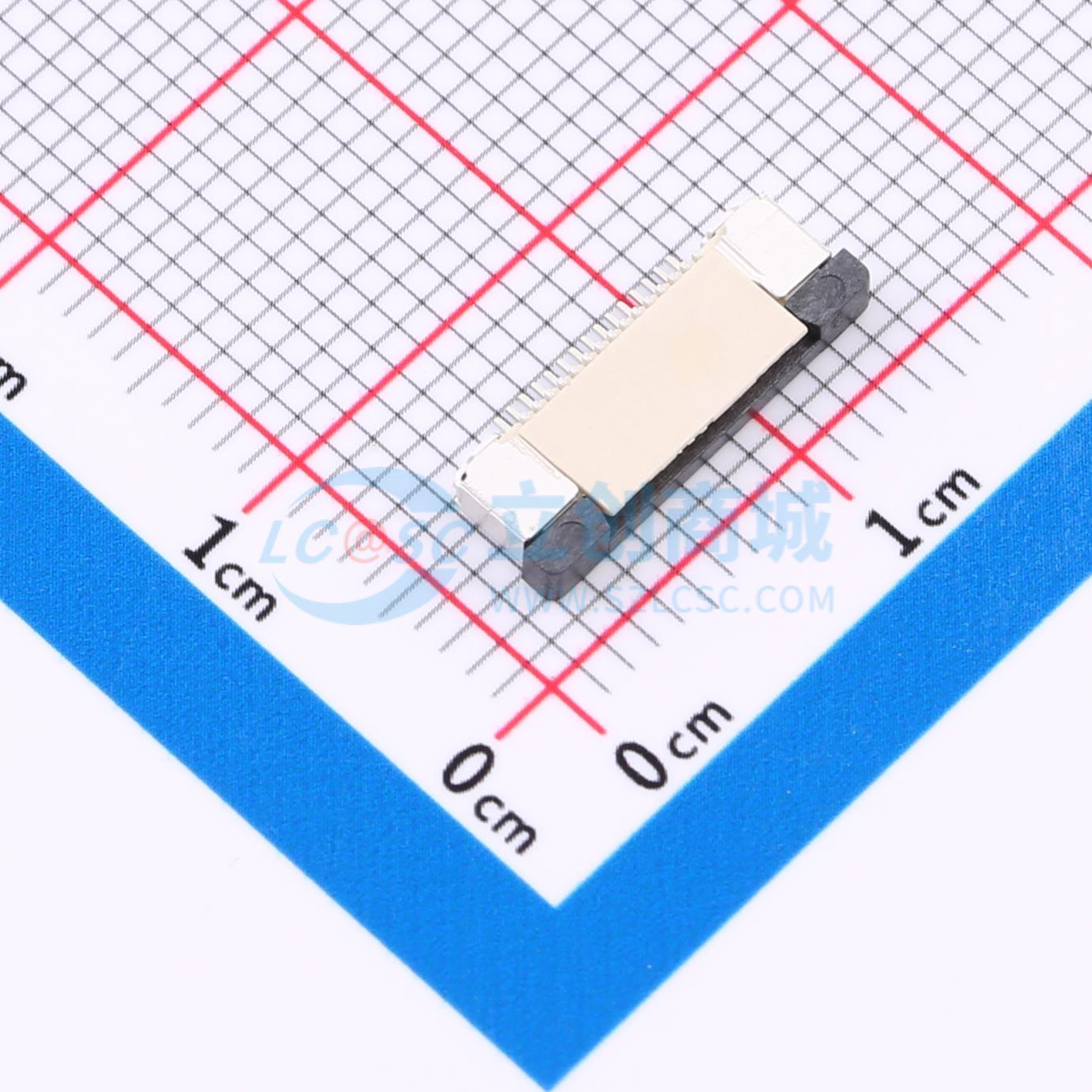 点击查看大图 HC-FPC-0.5-15P-CSH20实物图