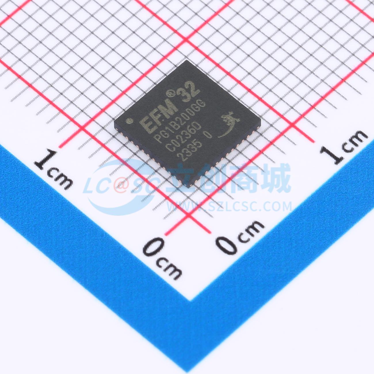 点击查看大图 EFM32PG1B200F256GM48-C0实物图