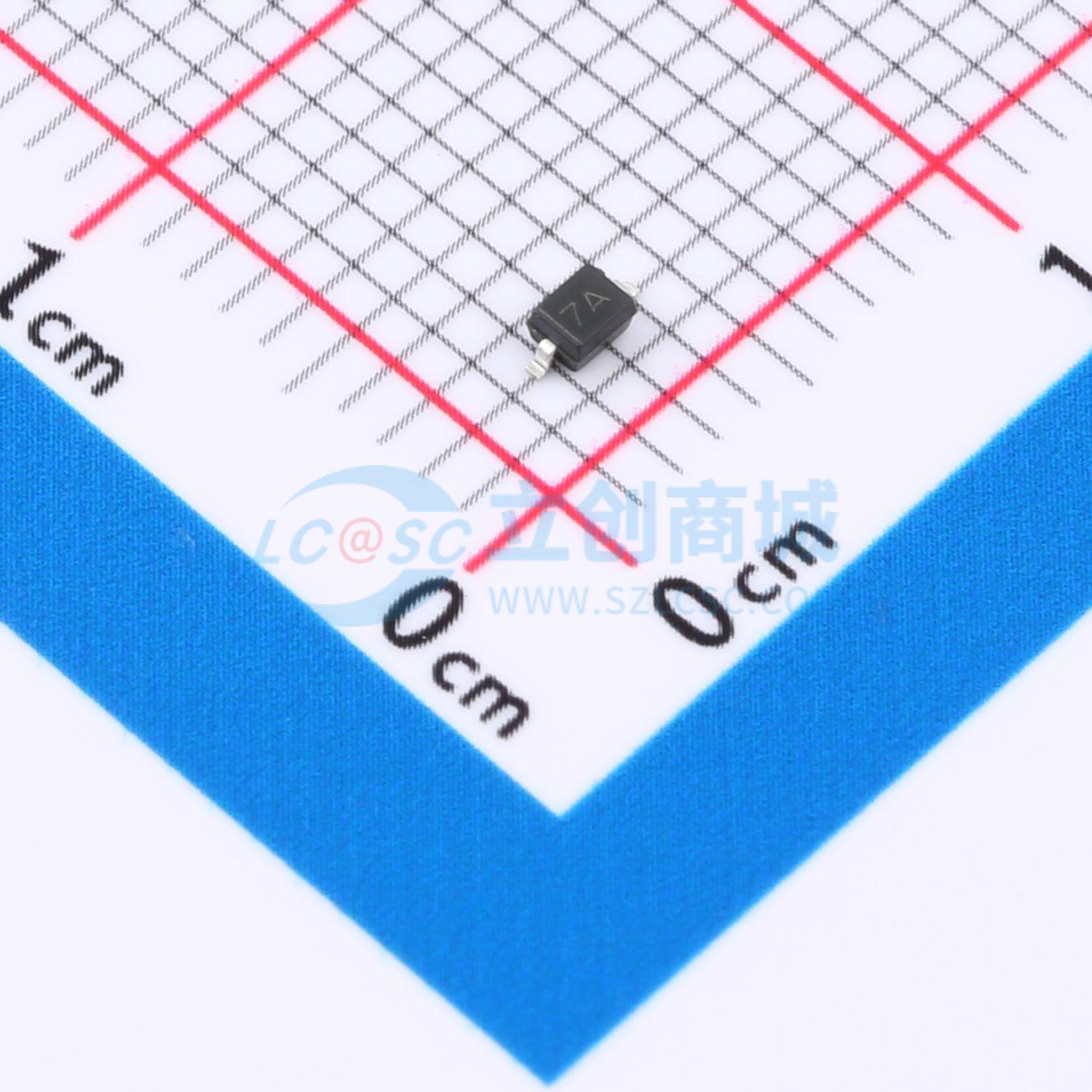 点击查看大图 1N4007WS-6AF实物图