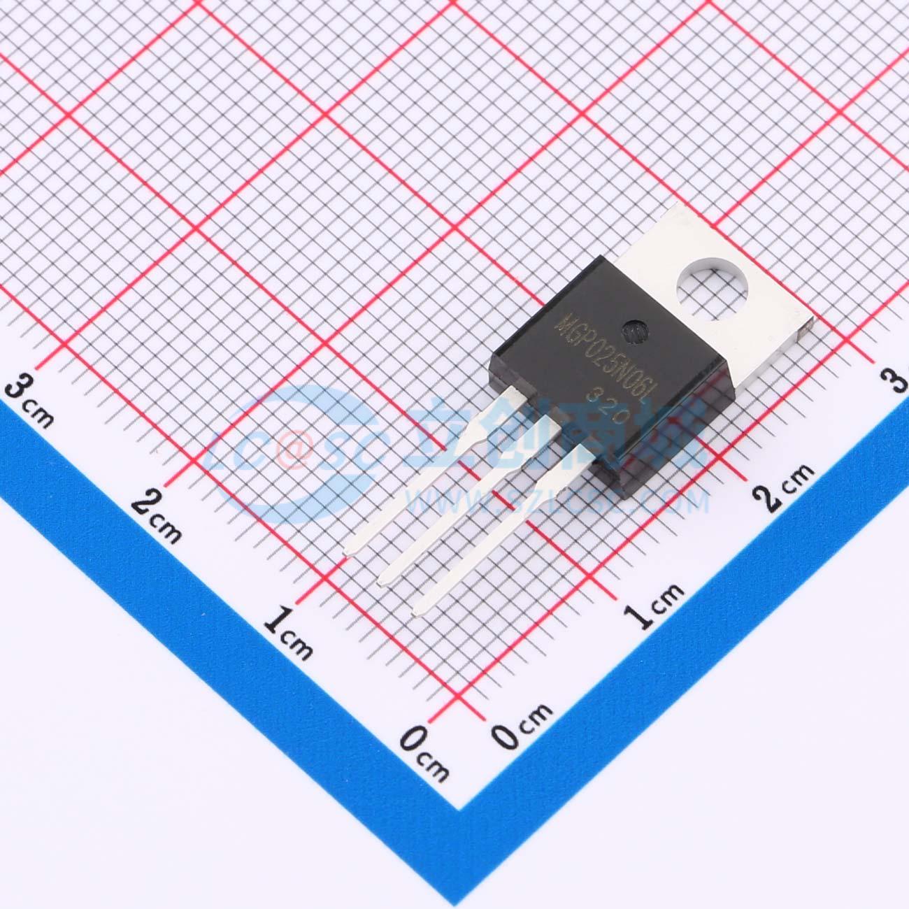 点击查看大图 MGP025N06L实物图