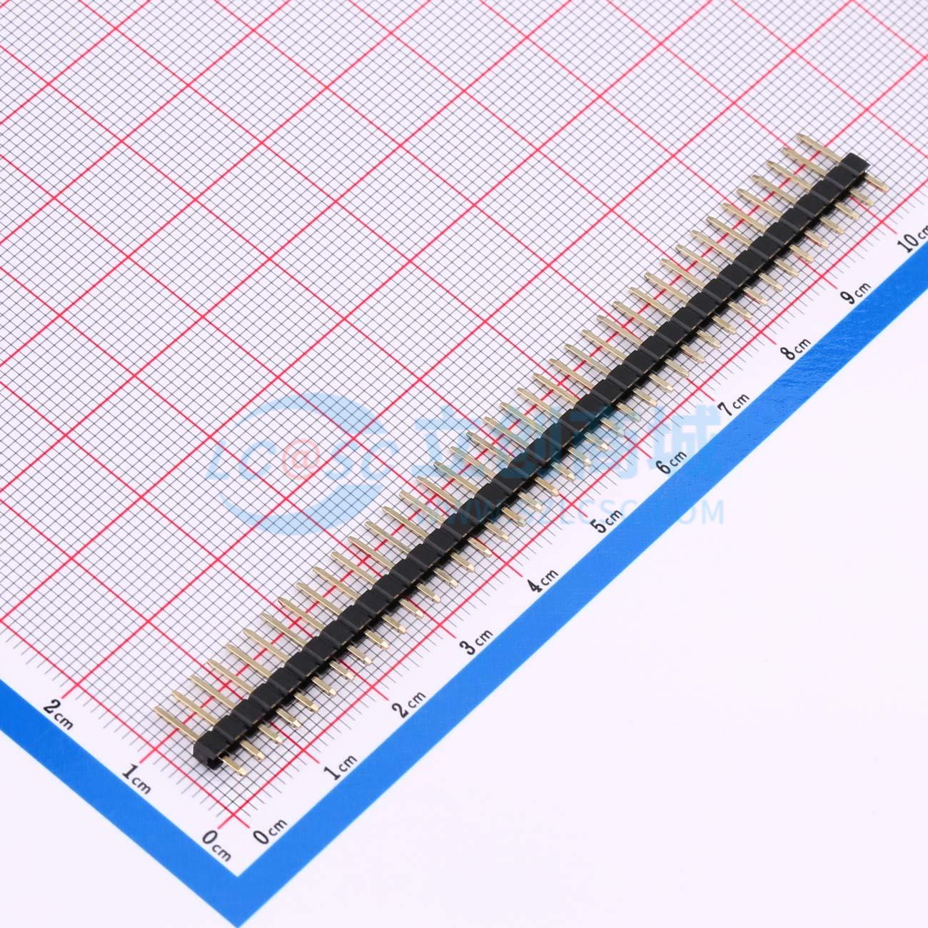 点击查看大图 PZ2.54-1*40-0.8u实物图
