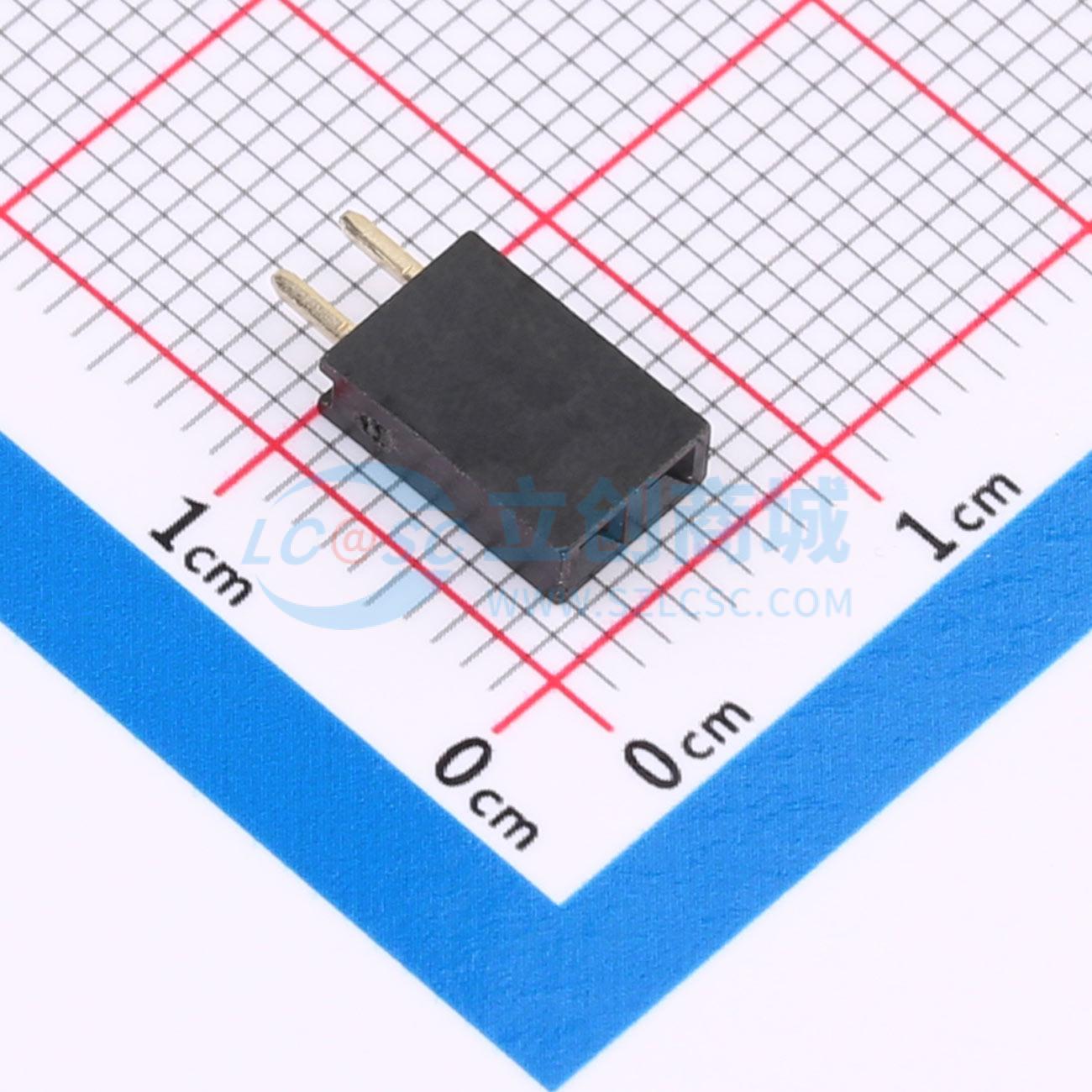 点击查看大图 PM2.54-1*2-9T实物图