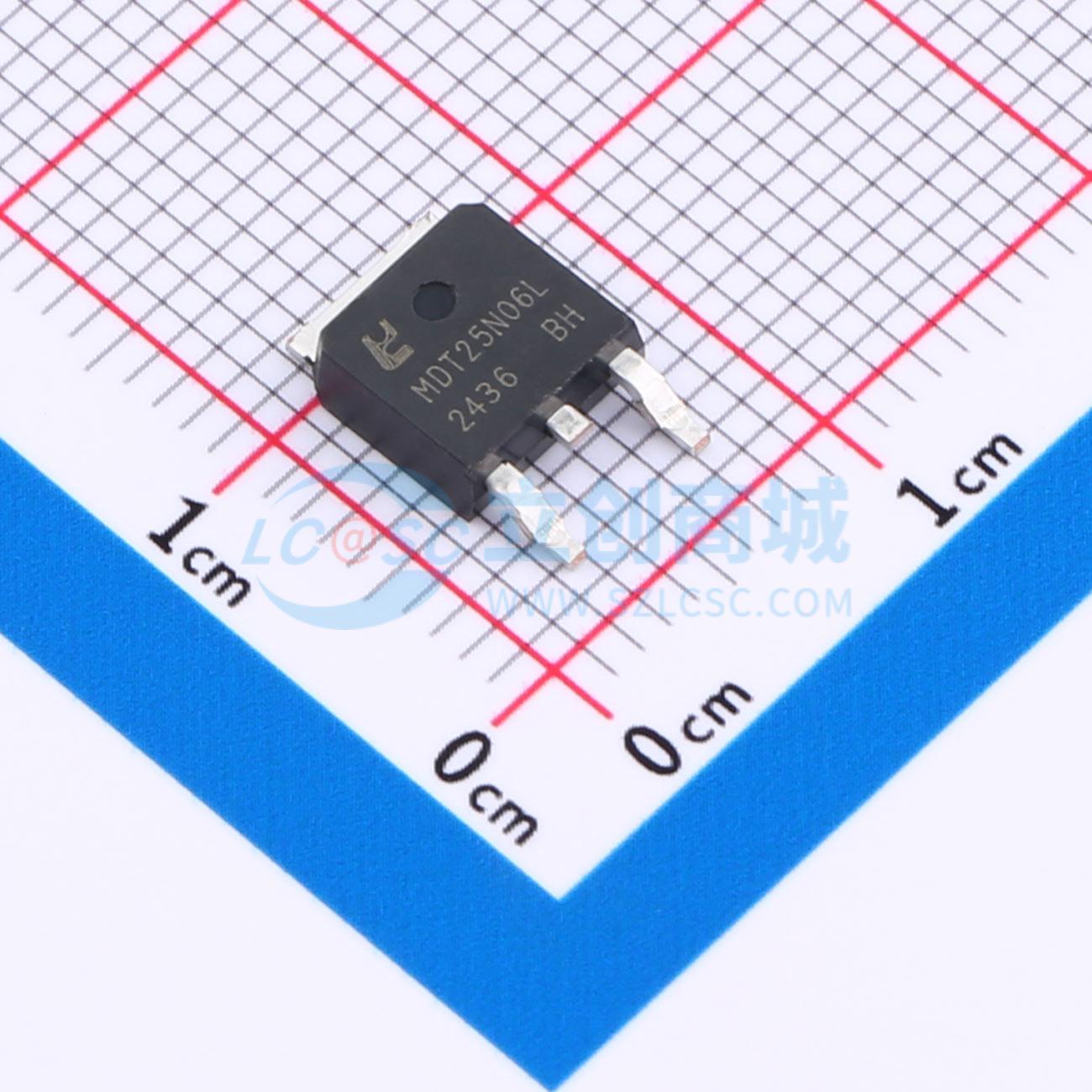 点击查看大图 MDT25N06L实物图