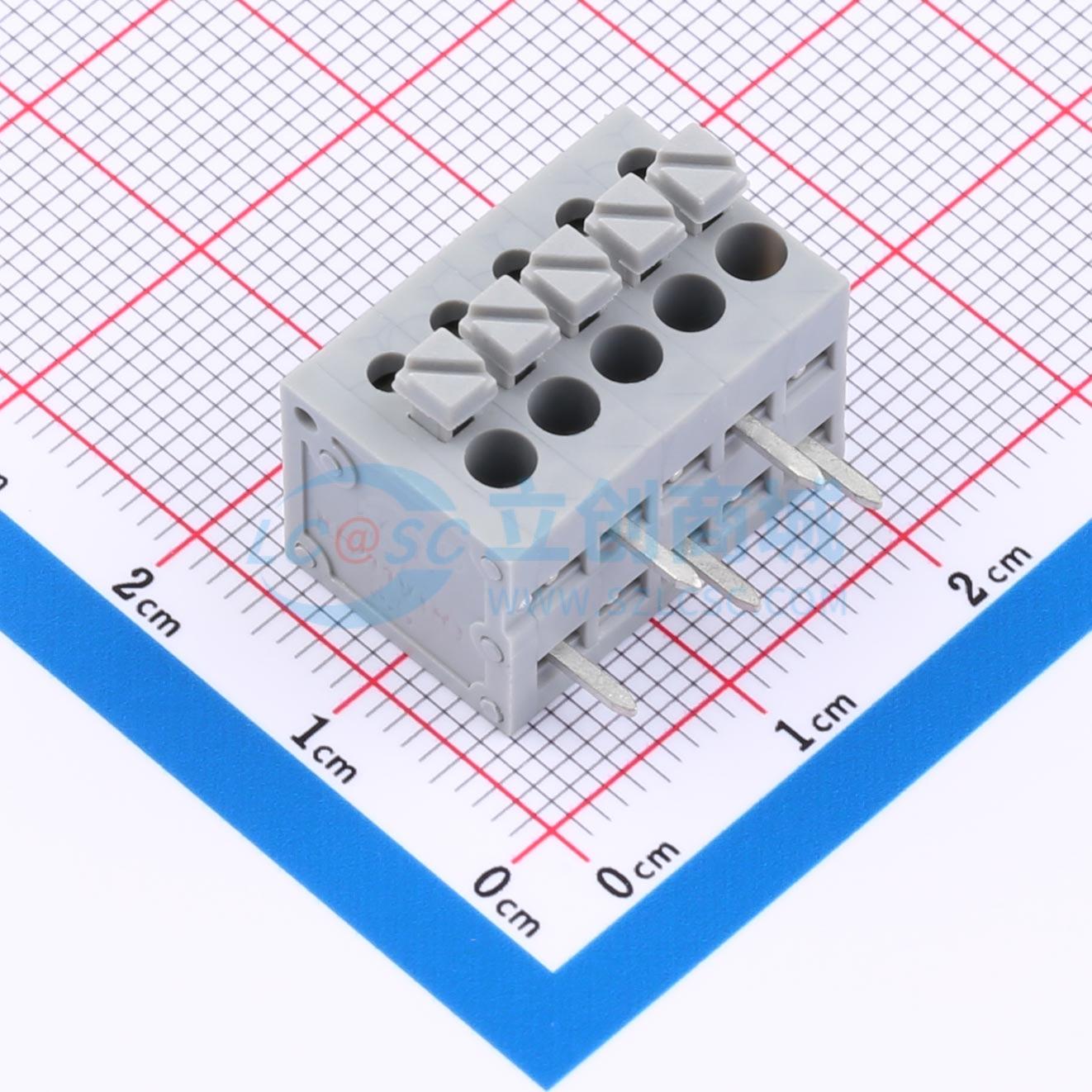 点击查看大图 KF211RA-3.5-5P实物图