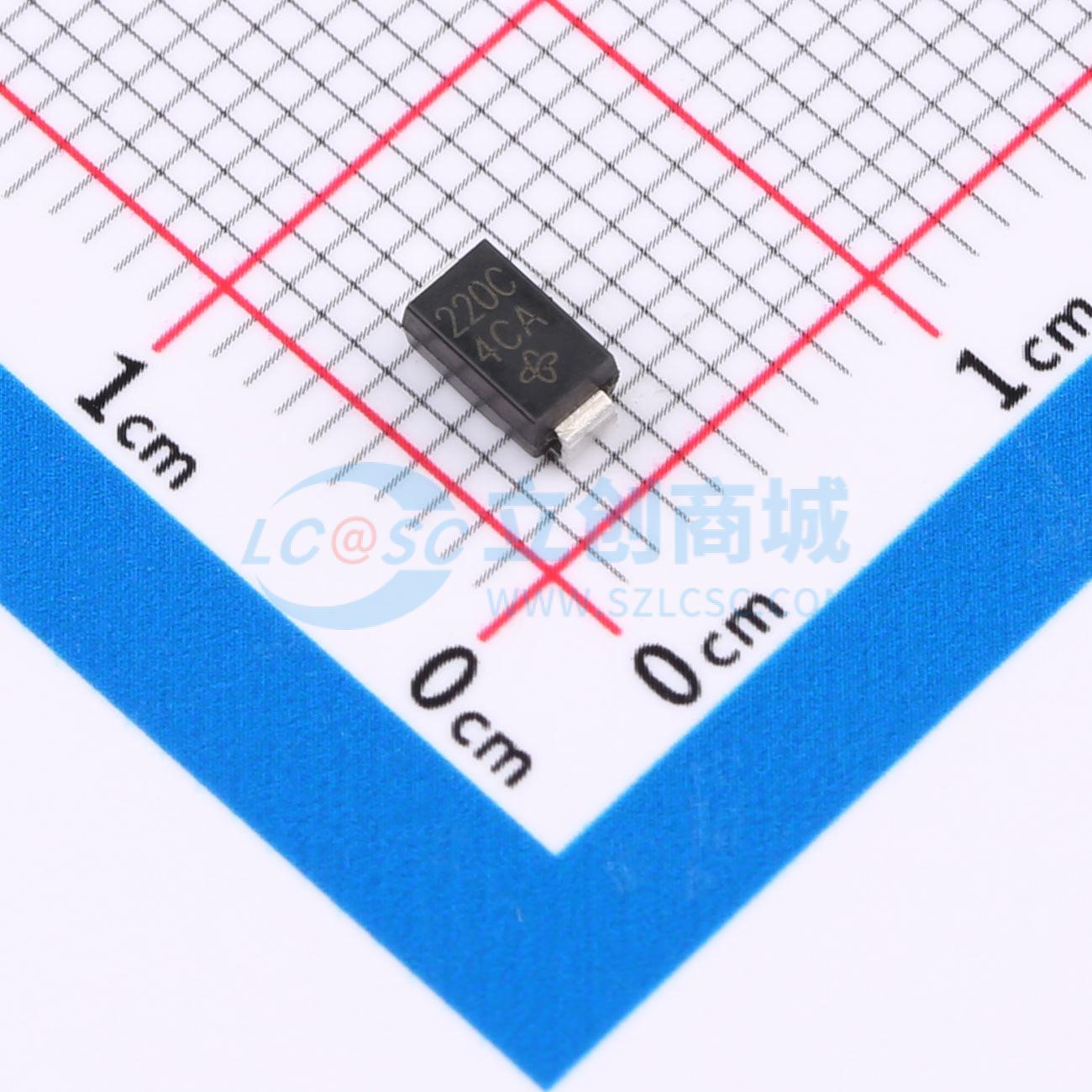 点击查看大图 P4SMA220CAHE3_A/H实物图