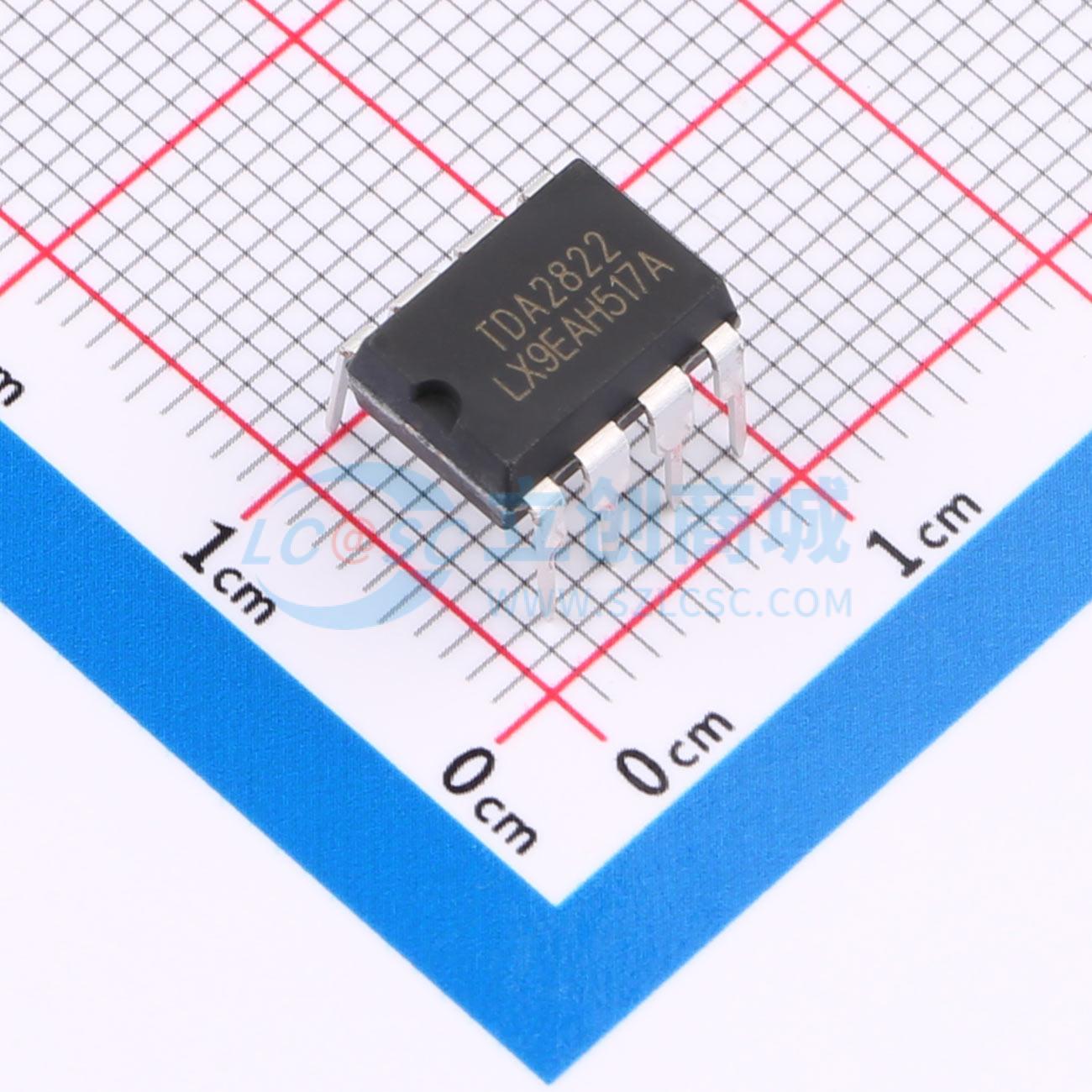 点击查看大图 TDA2822 (LX)实物图