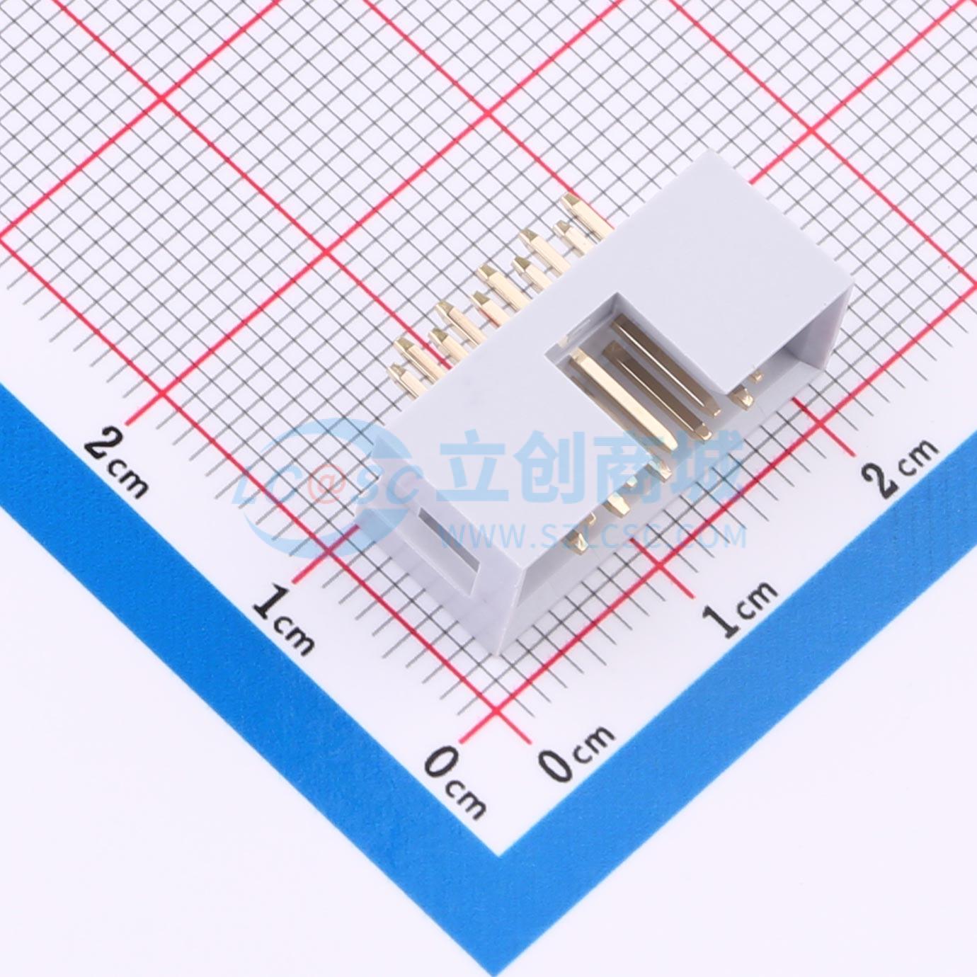 点击查看大图 DC3-2.54-10PAS-Grey实物图