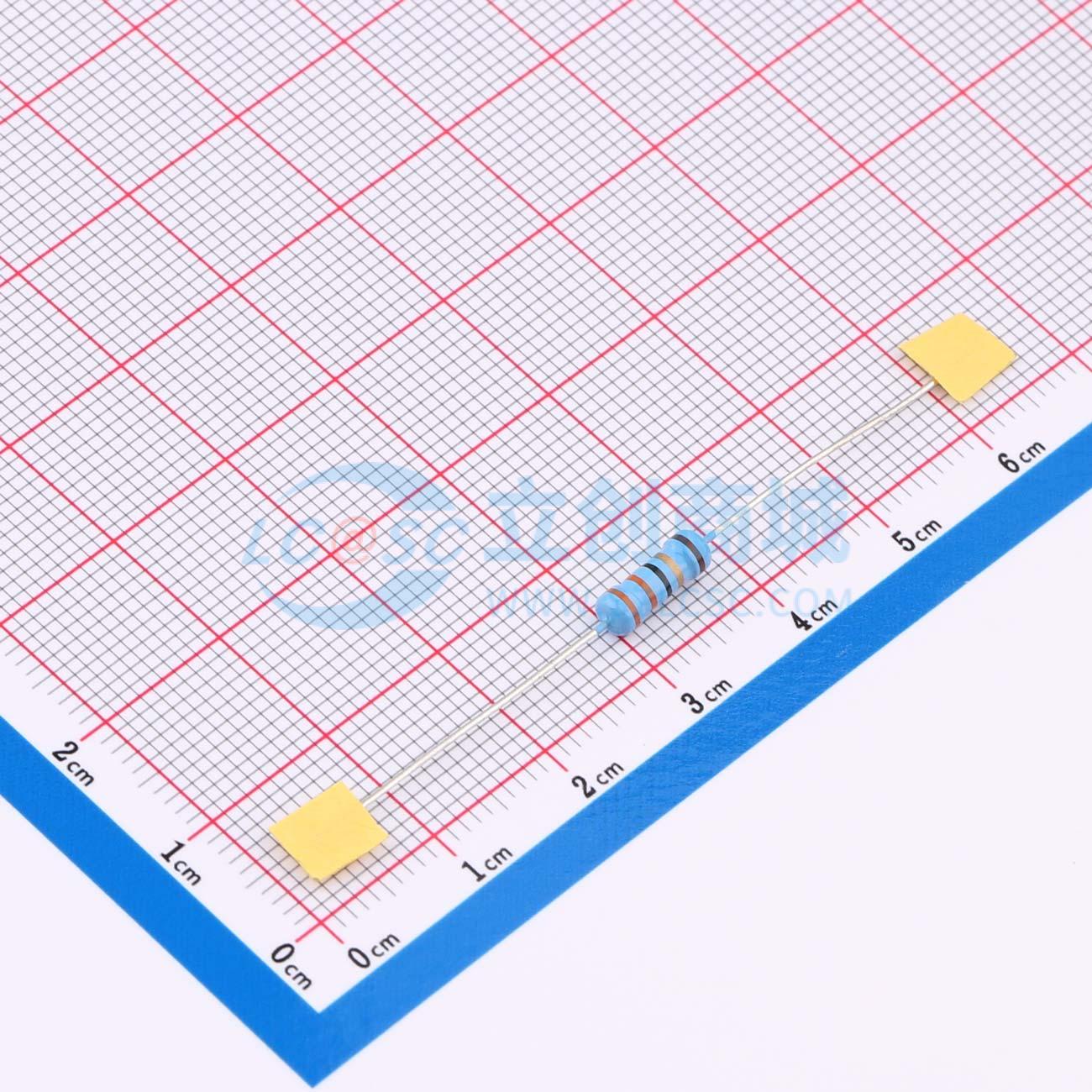 点击查看大图 MF1/2W-33Ω±1%T52实物图