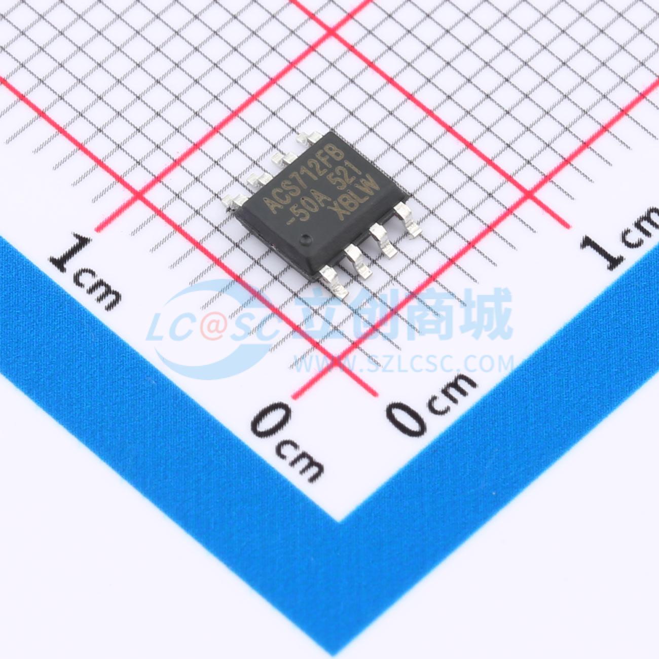 点击查看大图 ACS712FBCTR-50A-T(XBLW)实物图