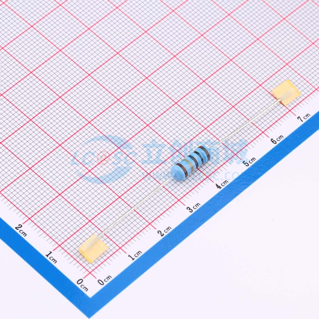 点击查看大图 MF1W-10Ω±1%T实物图