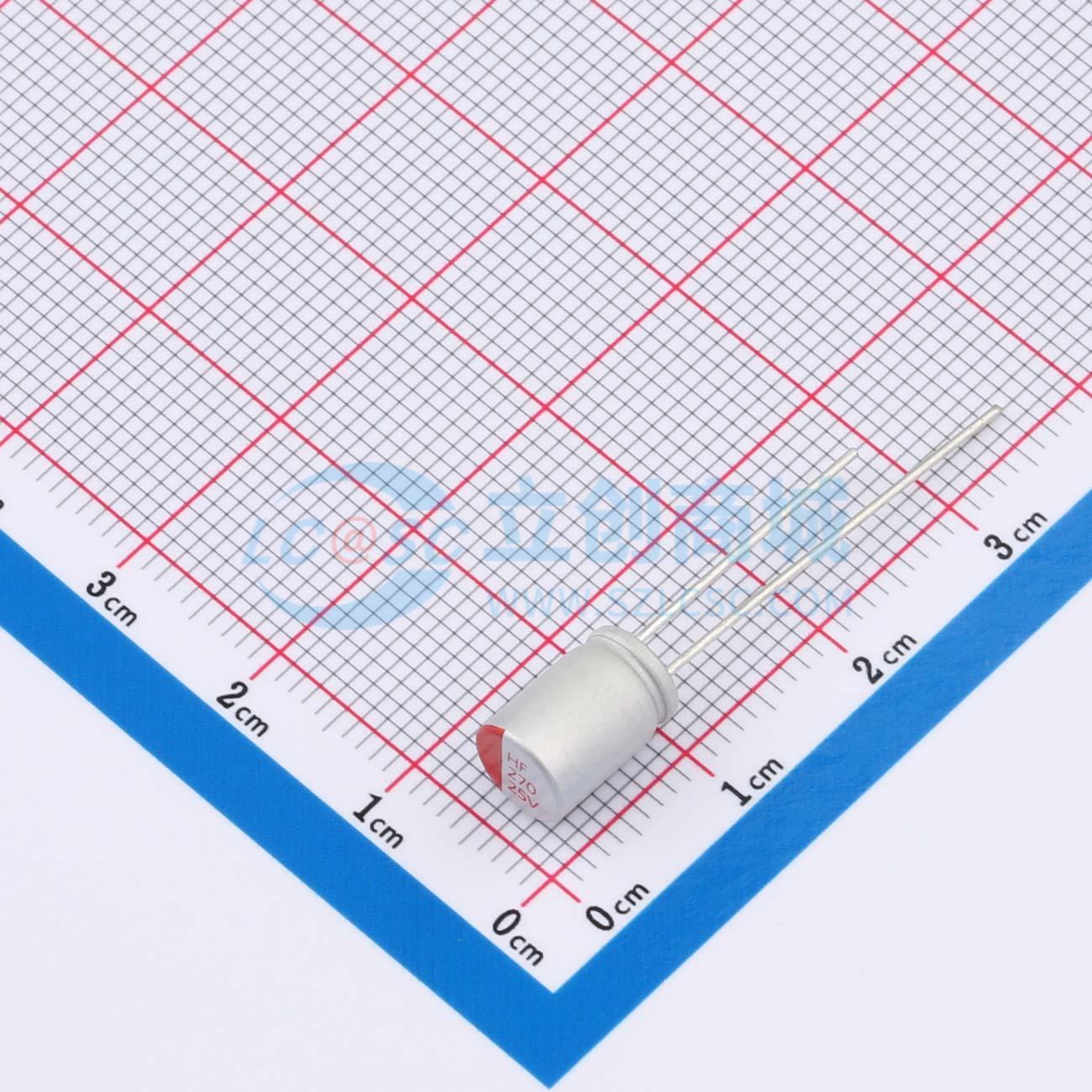 点击查看大图 RYHF25V270UF6*9实物图