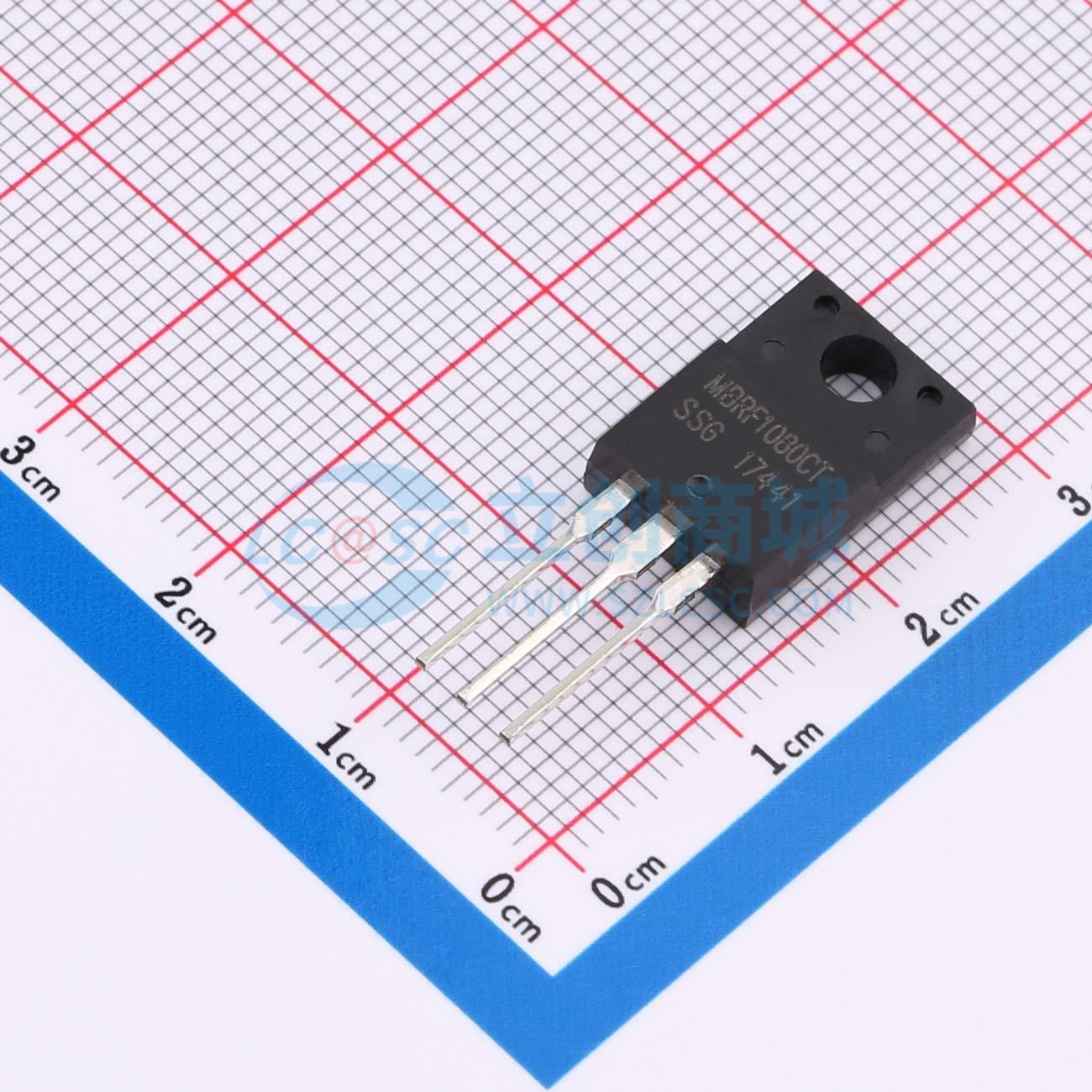 点击查看大图 MBRF1080CT实物图