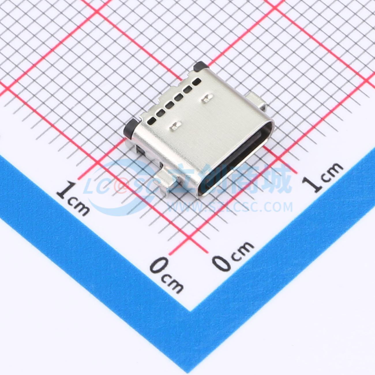 点击查看大图 HX-TYPE-C 24P-0.8 CONN USB3.1实物图