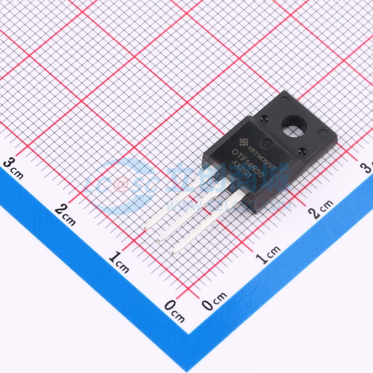 点击查看大图 AOTF14N50实物图