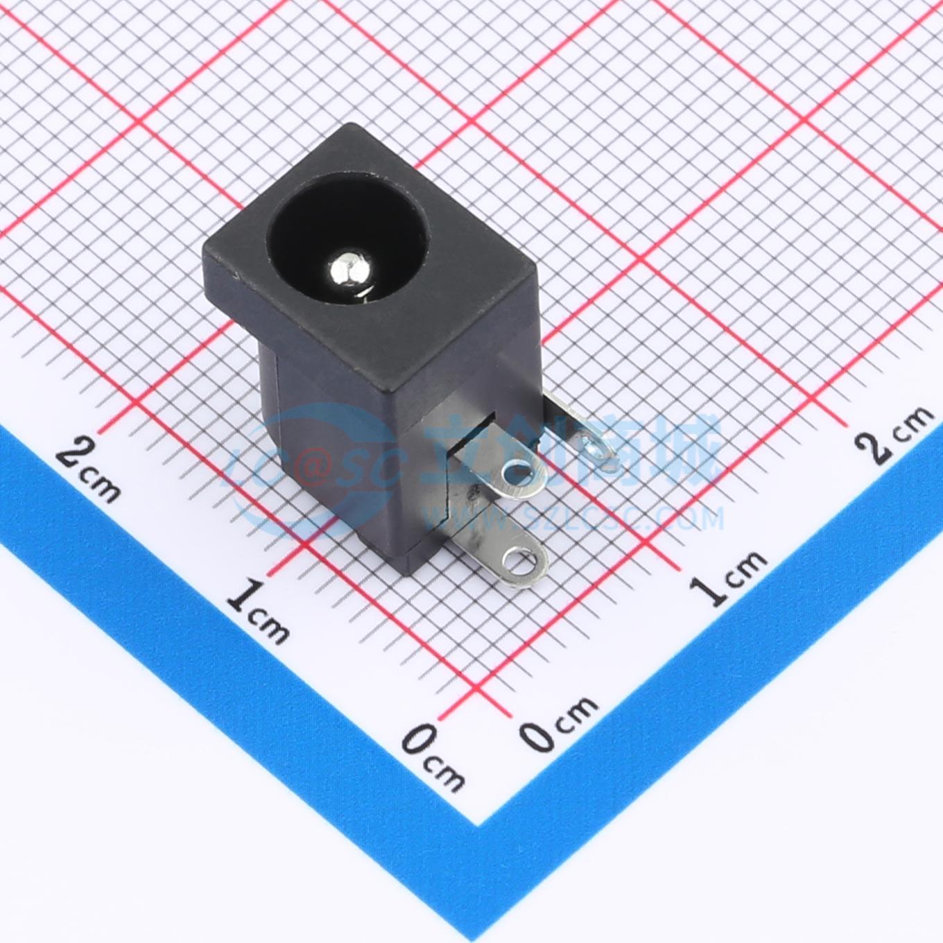 点击查看大图 DC005-2A-2.5-CU实物图