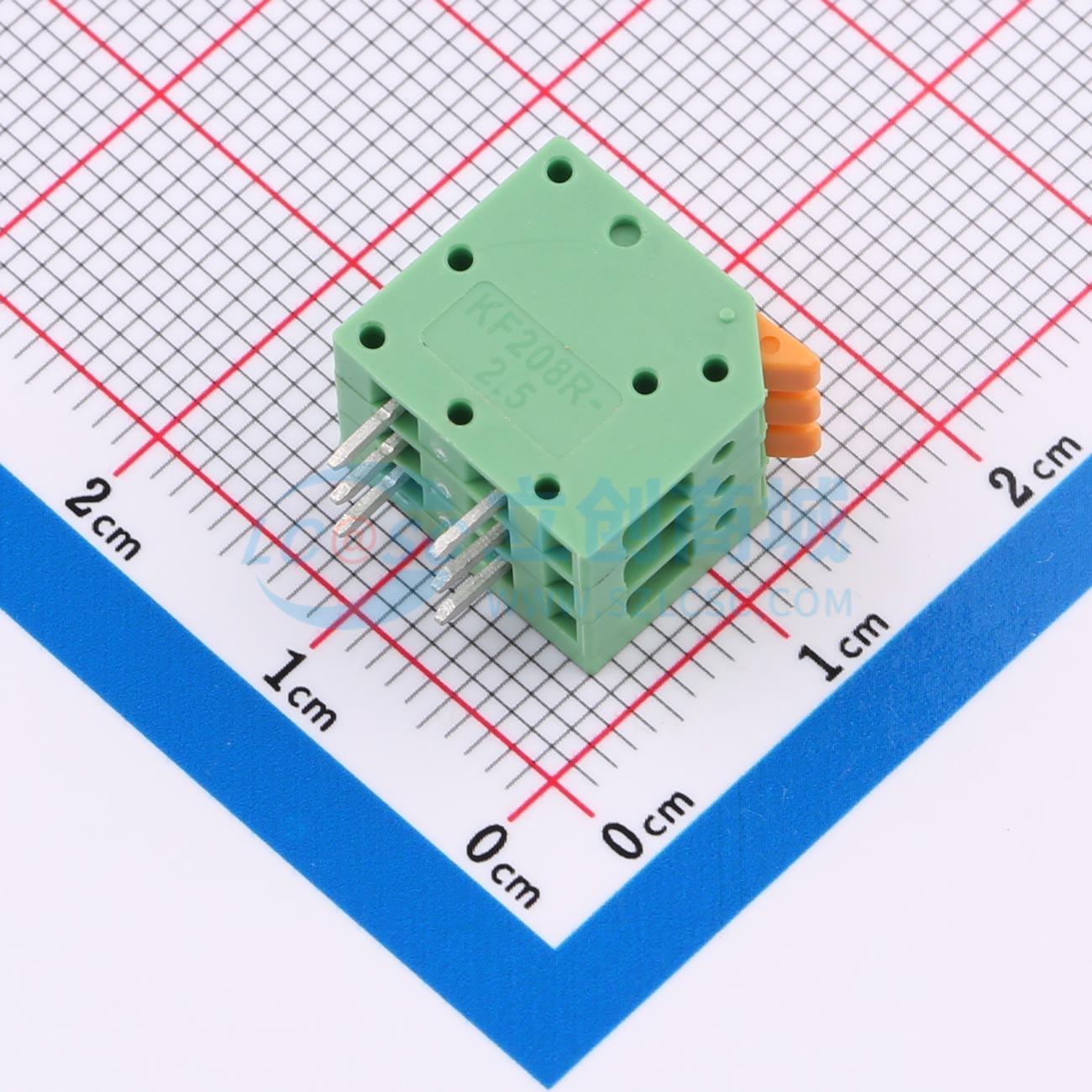 点击查看大图 KF208R-2.5-3P实物图