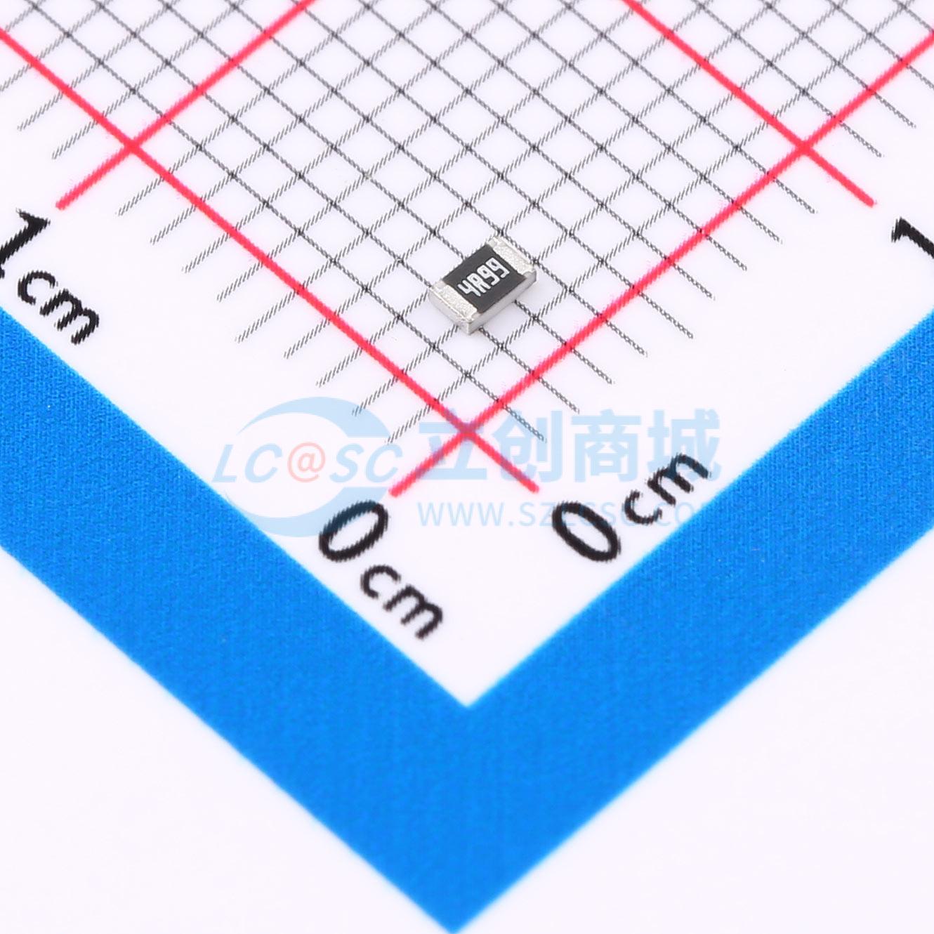 点击查看大图 FRC0805F4R99TS实物图
