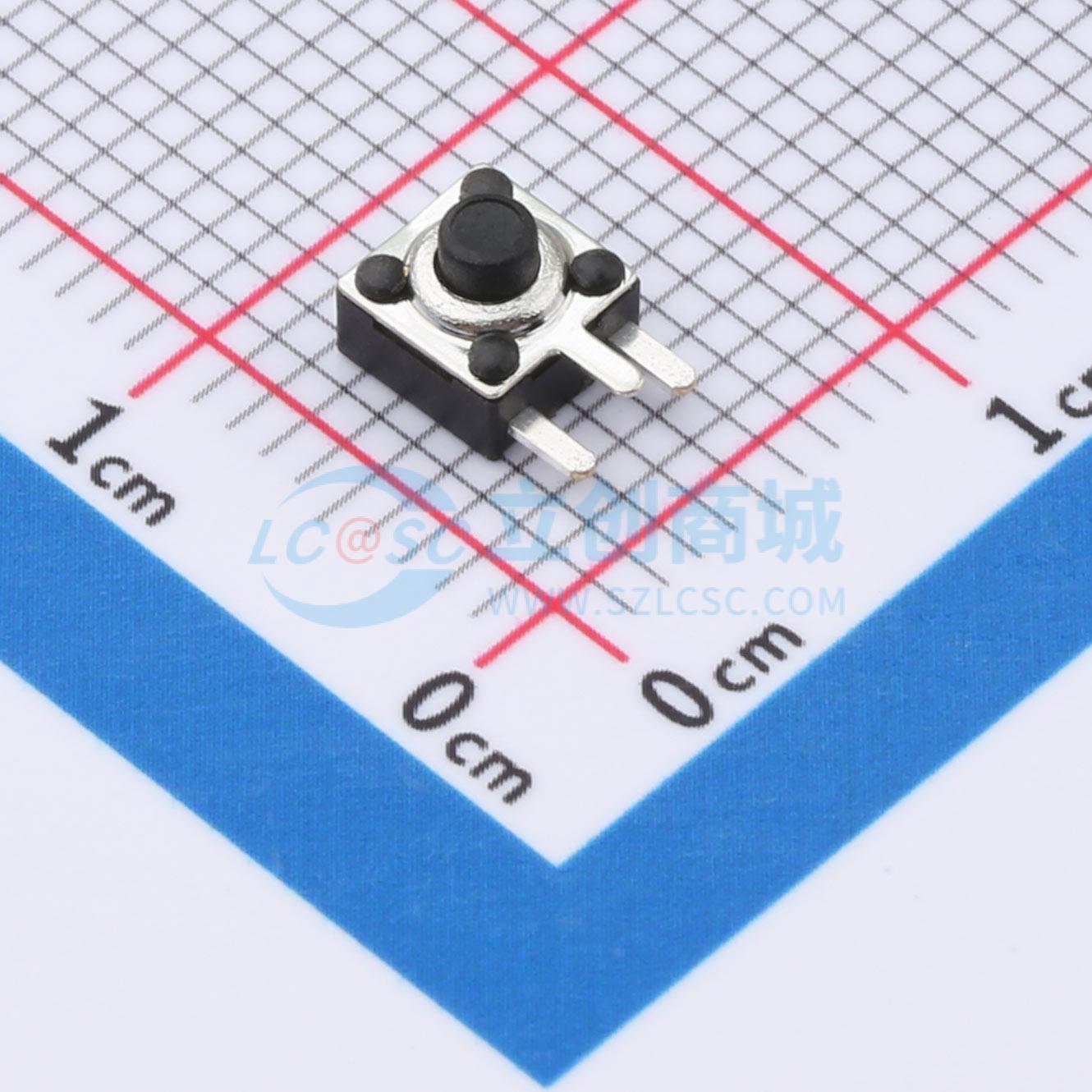 点击查看大图 TS1101D-4.5x4.5x3.8B-3P-FS实物图