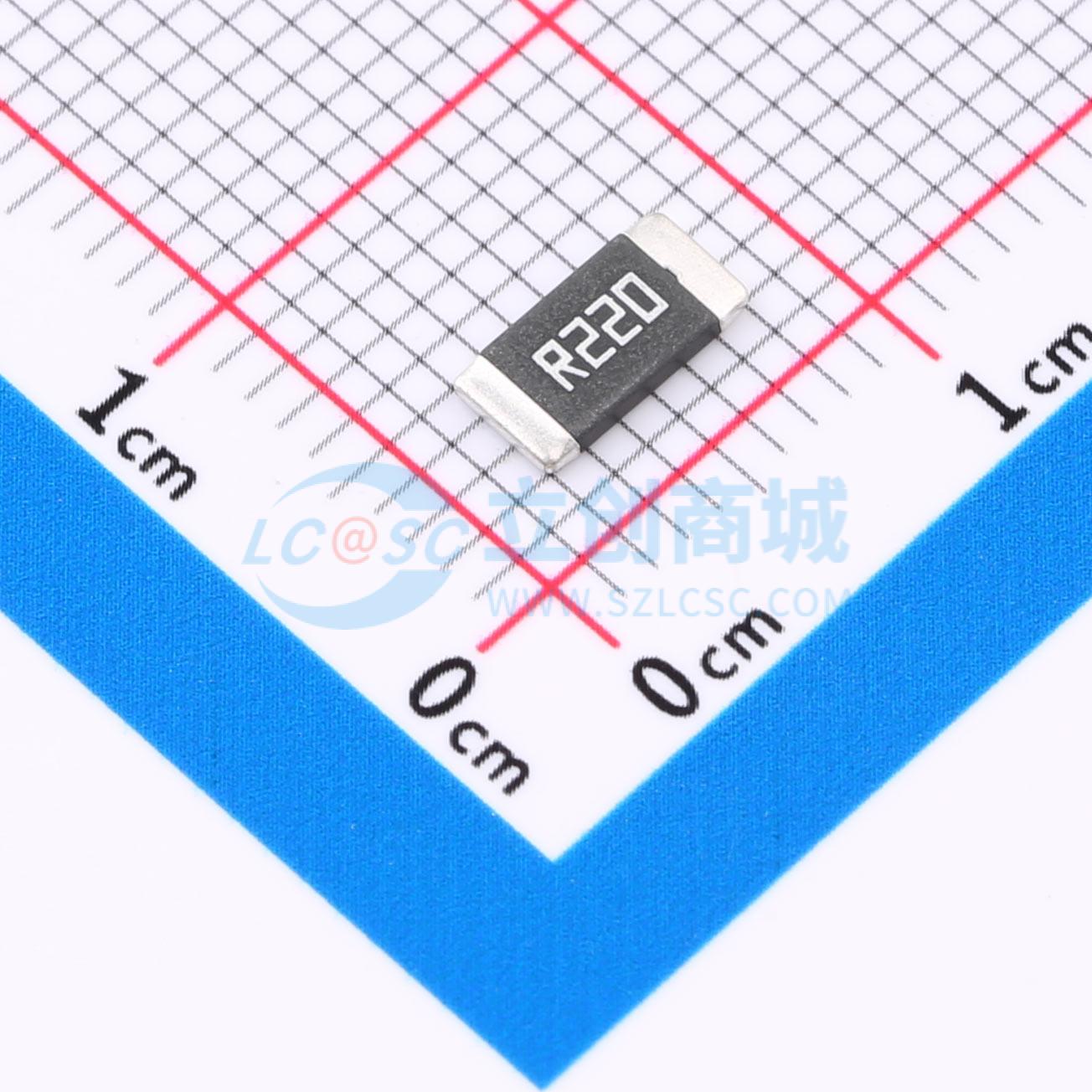 HoJLR2512-3W-220mR-1%实物图