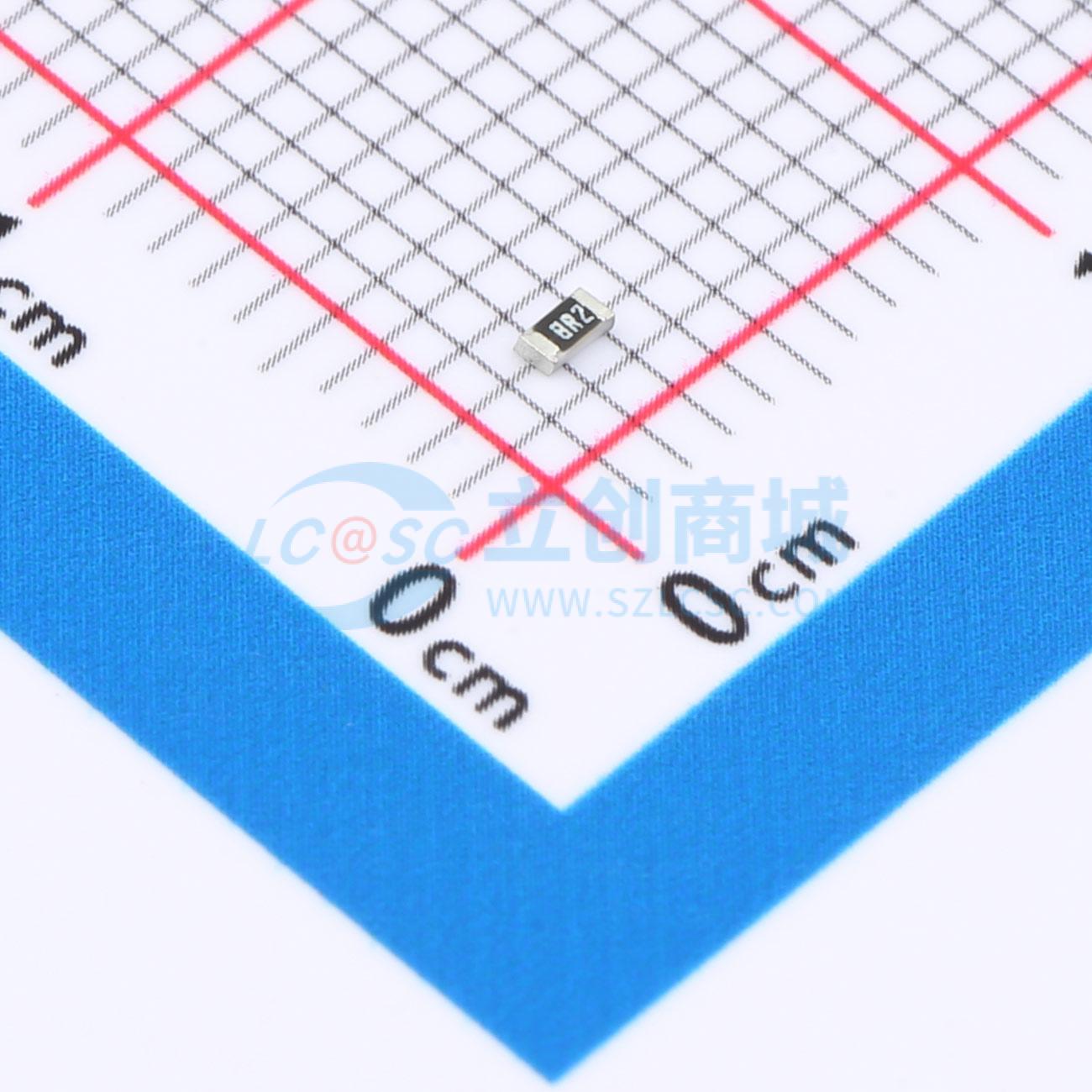 点击查看大图 FRC0603J8R2 TS实物图