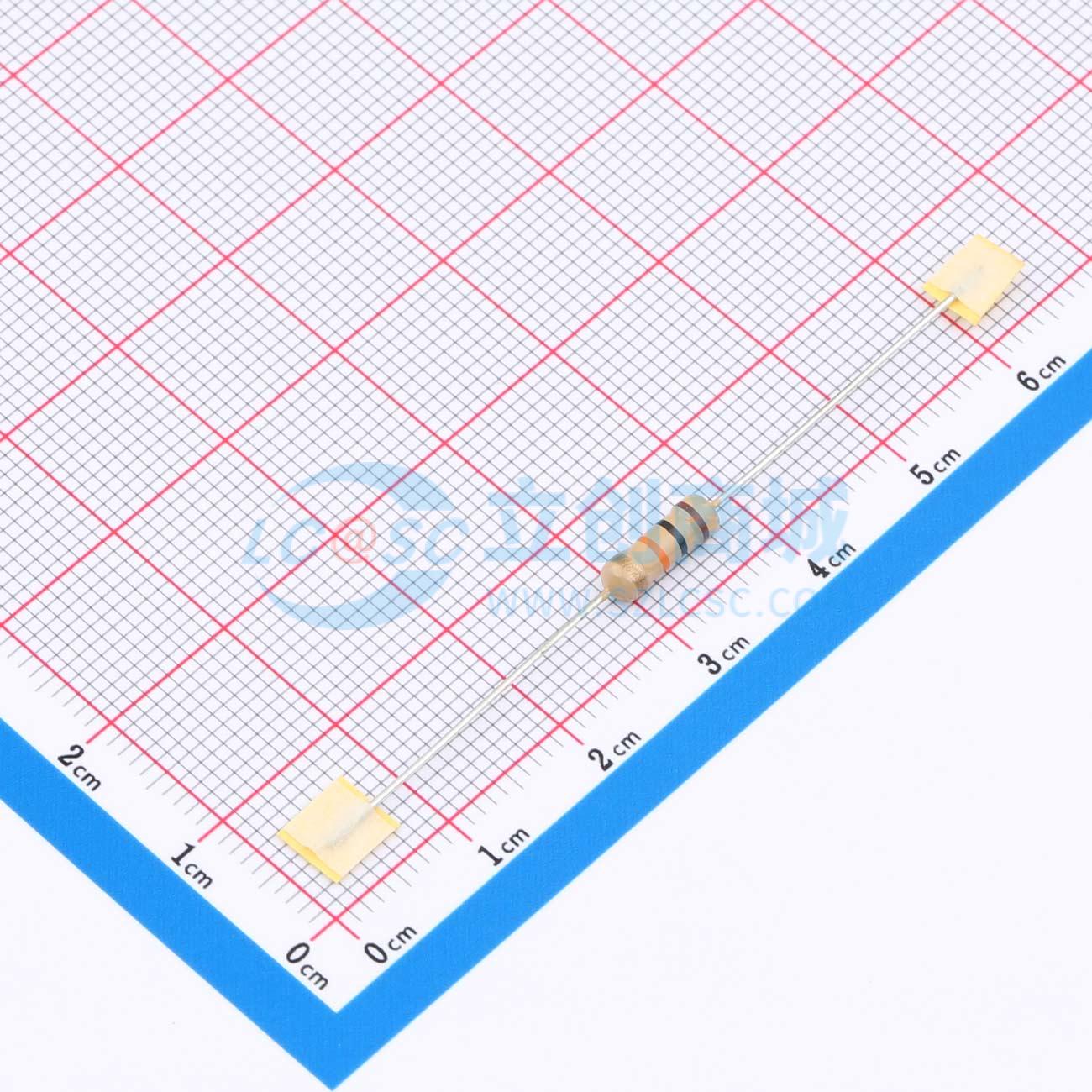 CF1/2W-10KΩ±5% T实物图