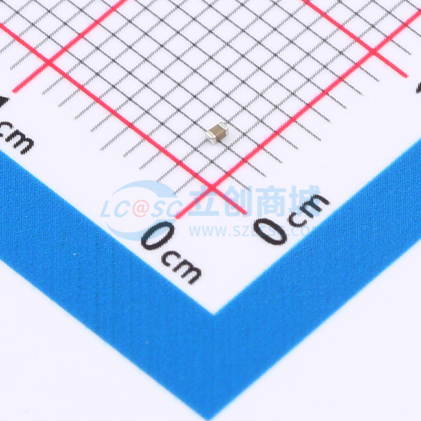 点击查看大图 GCM155R71H821KA37D实物图