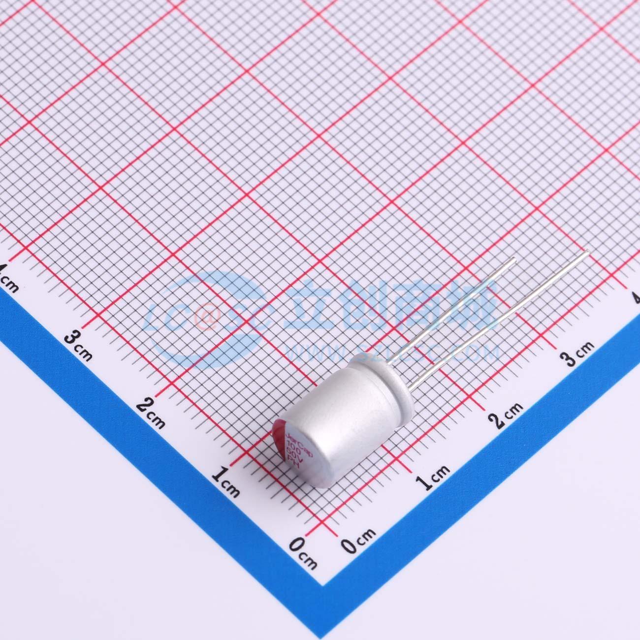 点击查看大图 PH50V100M8X11实物图