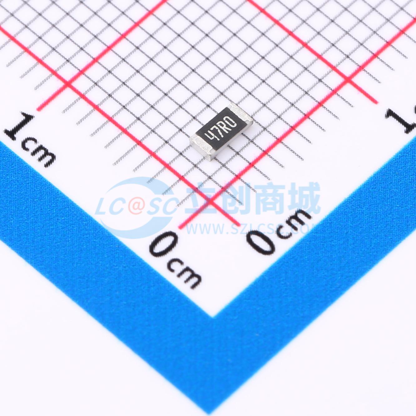 点击查看大图 1206 ±1% 47Ω实物图