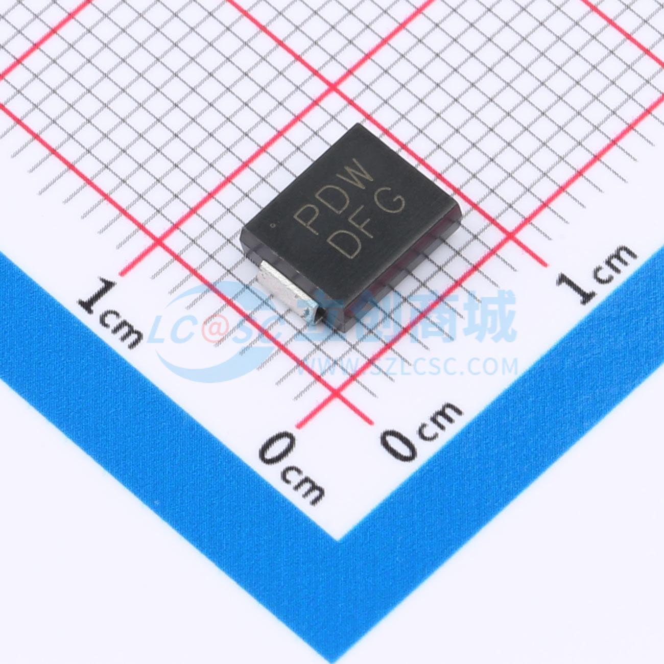 点击查看大图 SMDJ28CA实物图