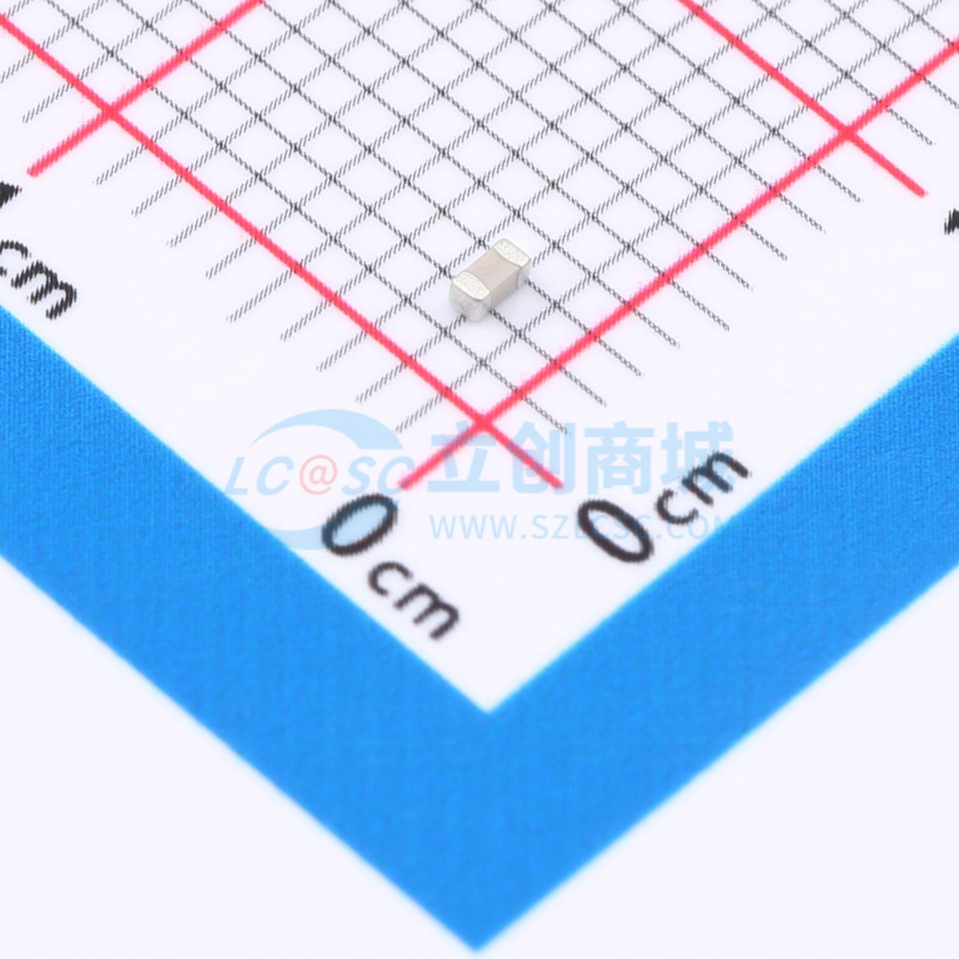 VJ0603A100FXACW1BC实物图