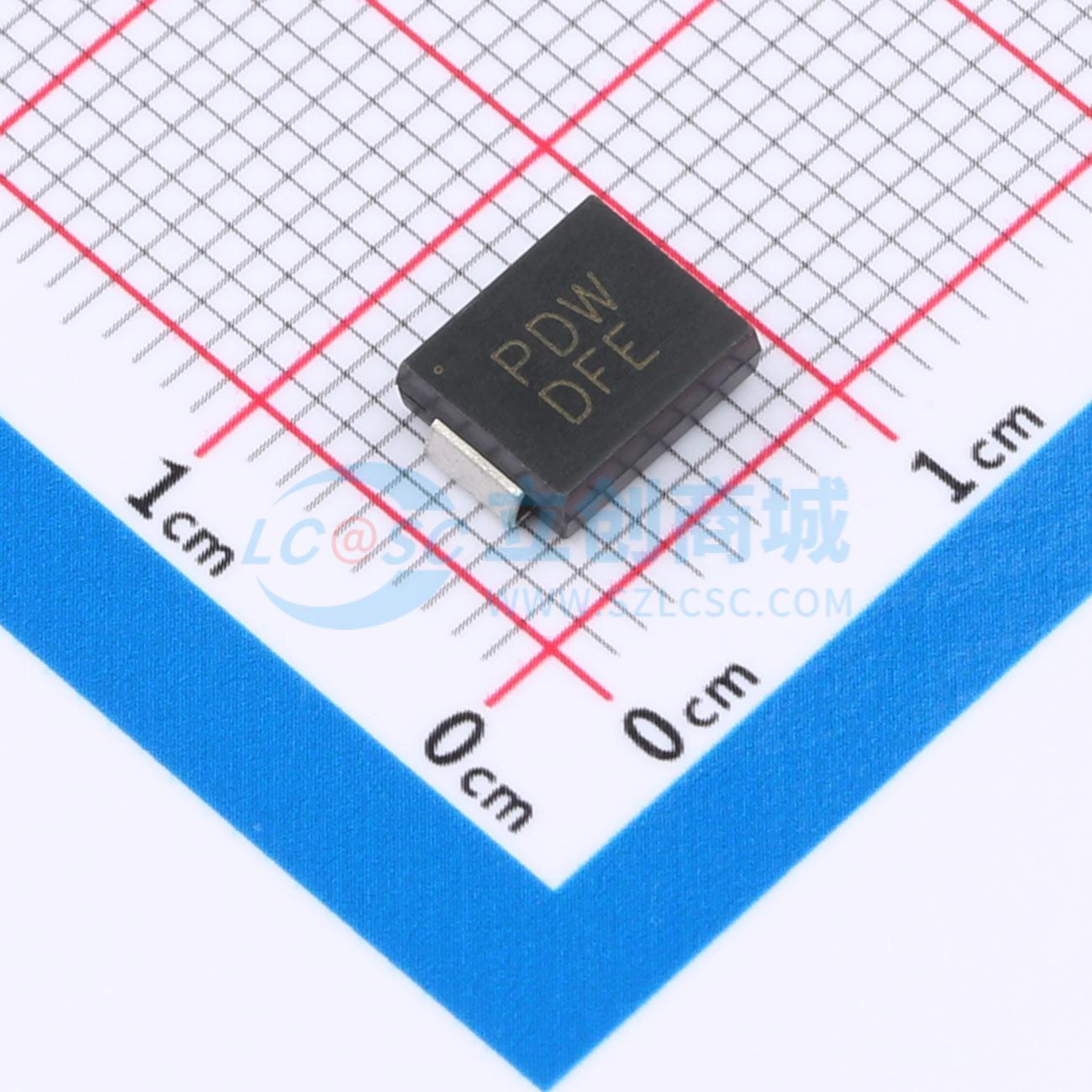 点击查看大图 SMDJ26CA实物图