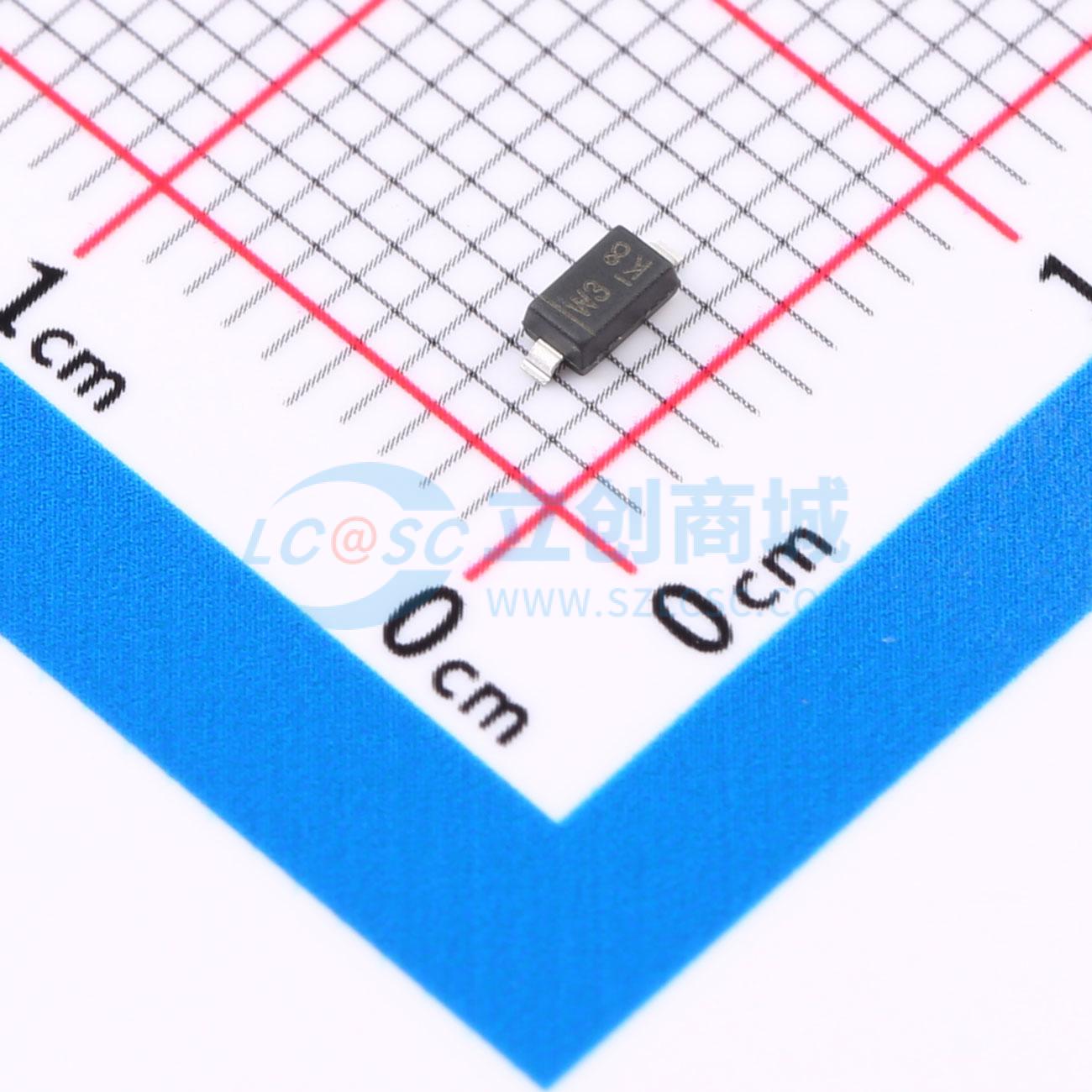 点击查看大图 BZT52C3V3-7-F实物图
