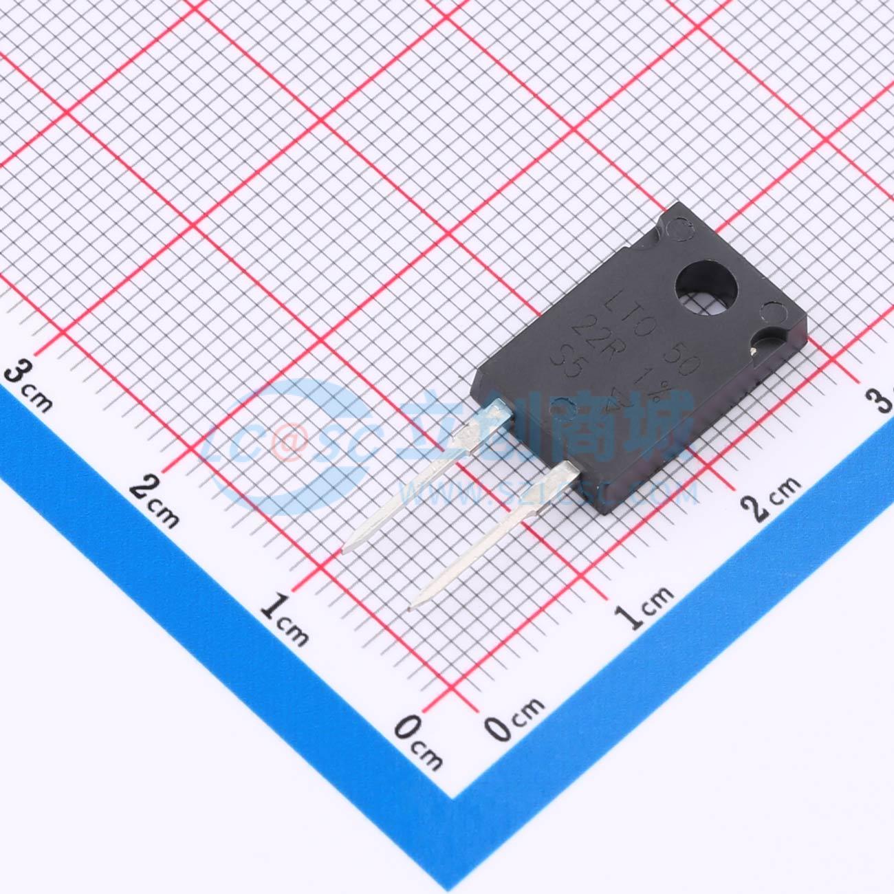 点击查看大图 LTO050F22R00FTE3实物图