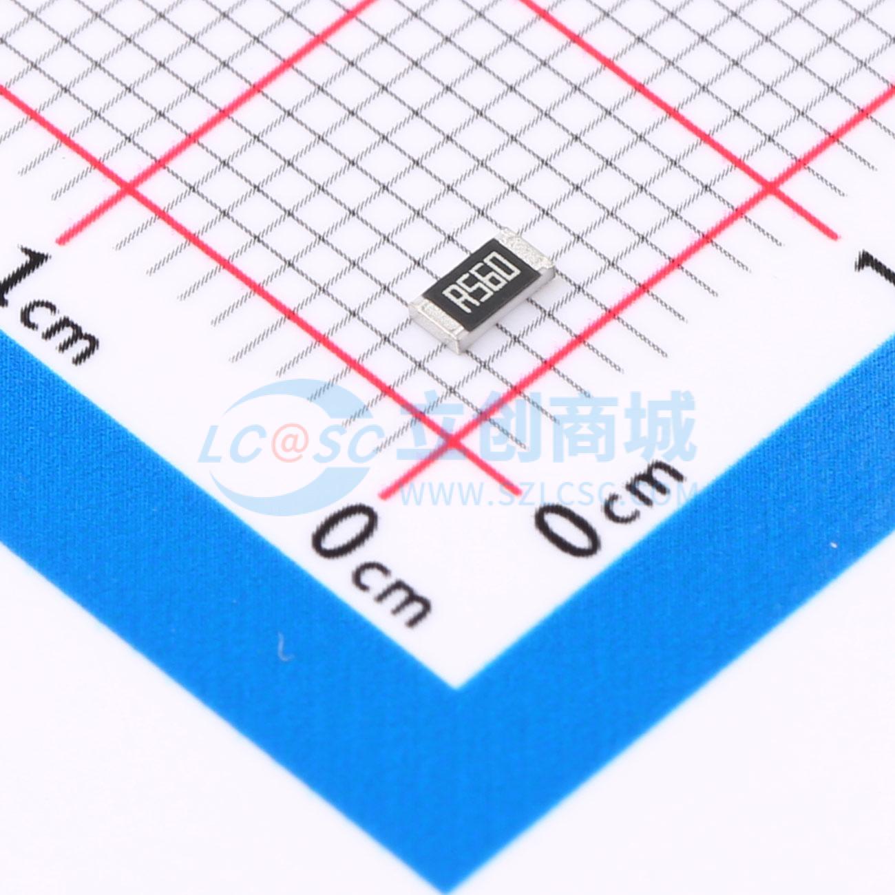 点击查看大图 CF1206JN0R56PS实物图