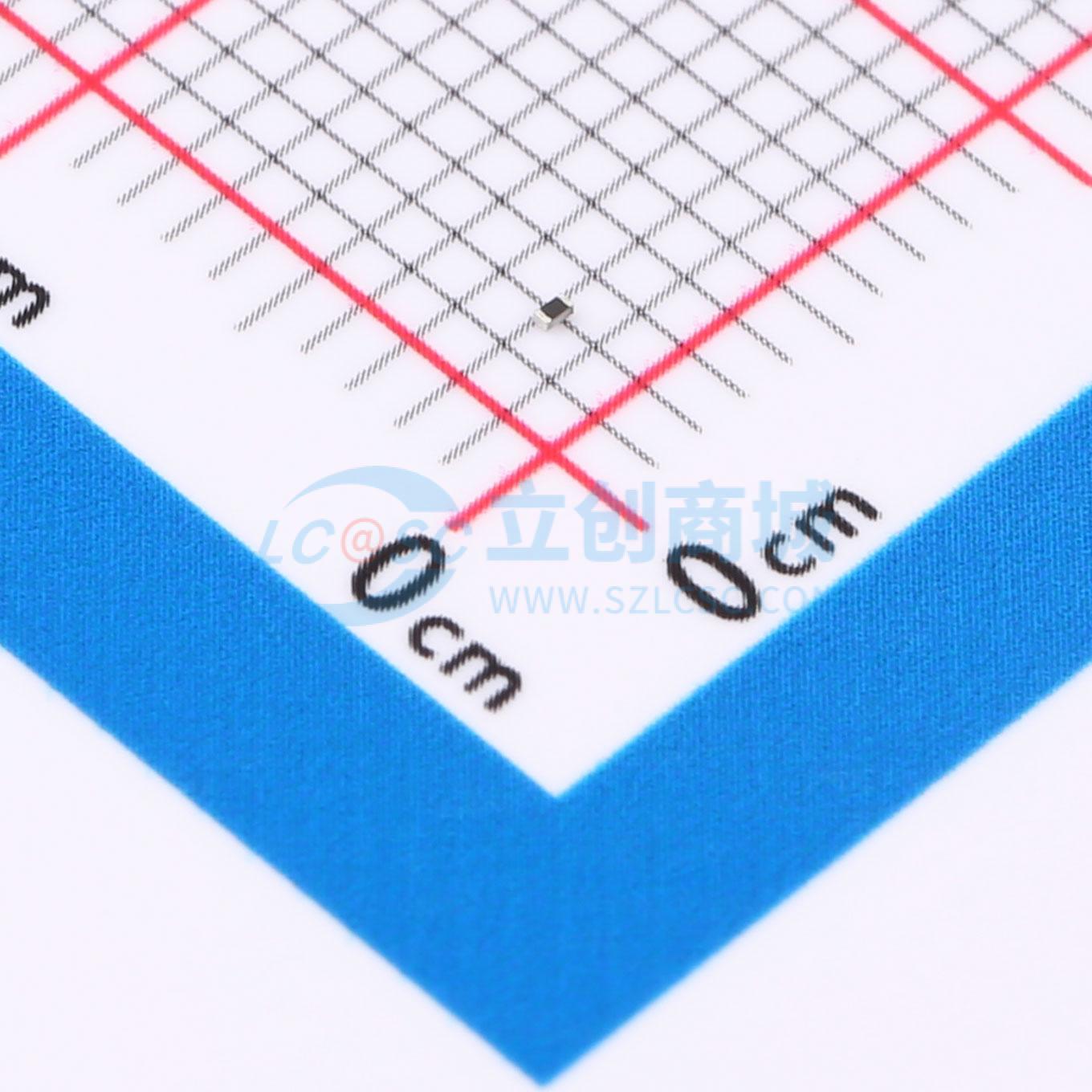 点击查看大图 CRCW02015K10FKED实物图