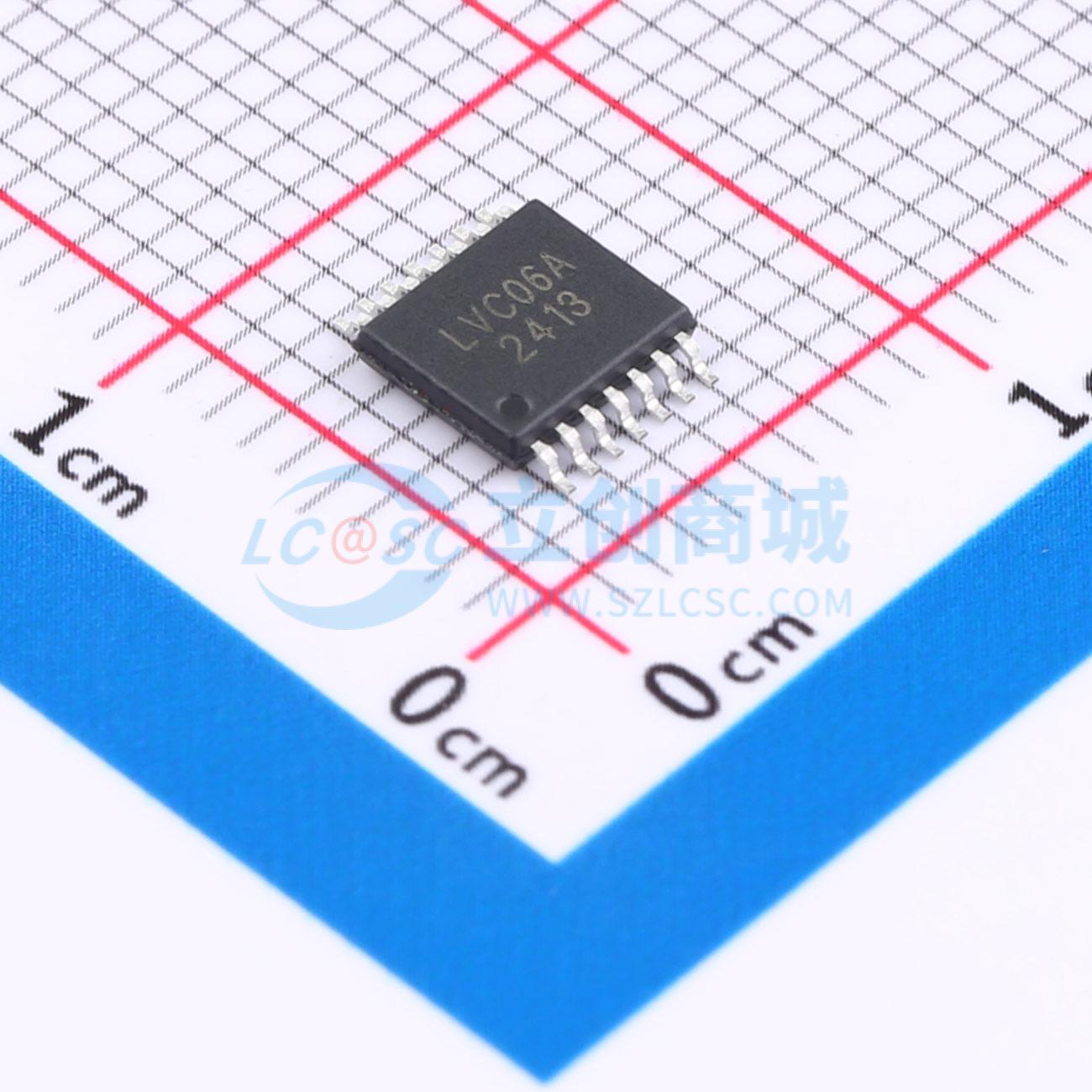 点击查看大图 EM74LVC06APW实物图