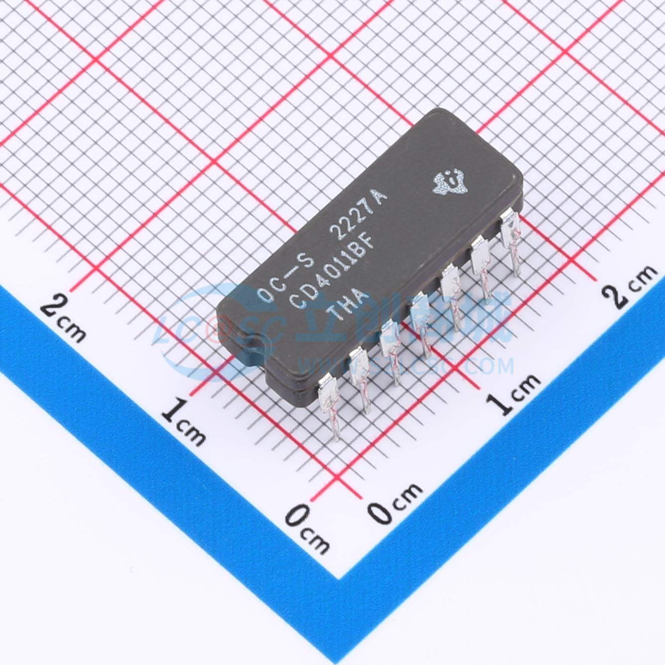 点击查看大图 CD4011BF实物图