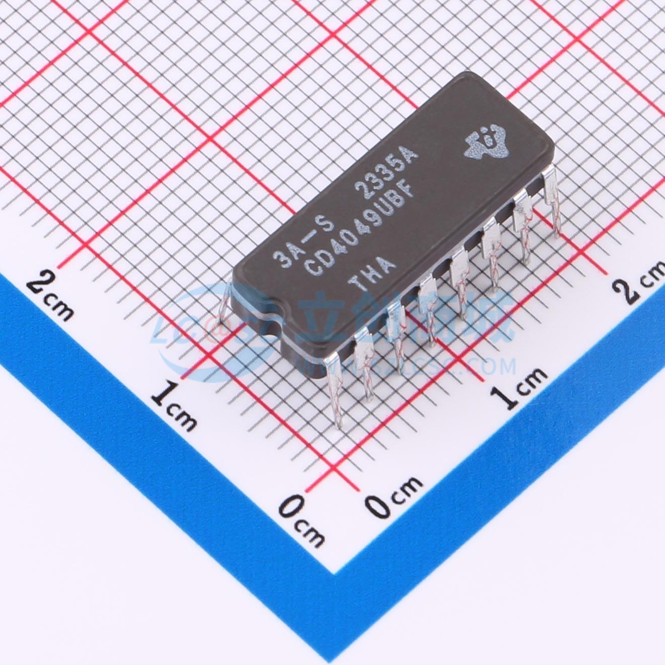 点击查看大图 CD4049UBF实物图