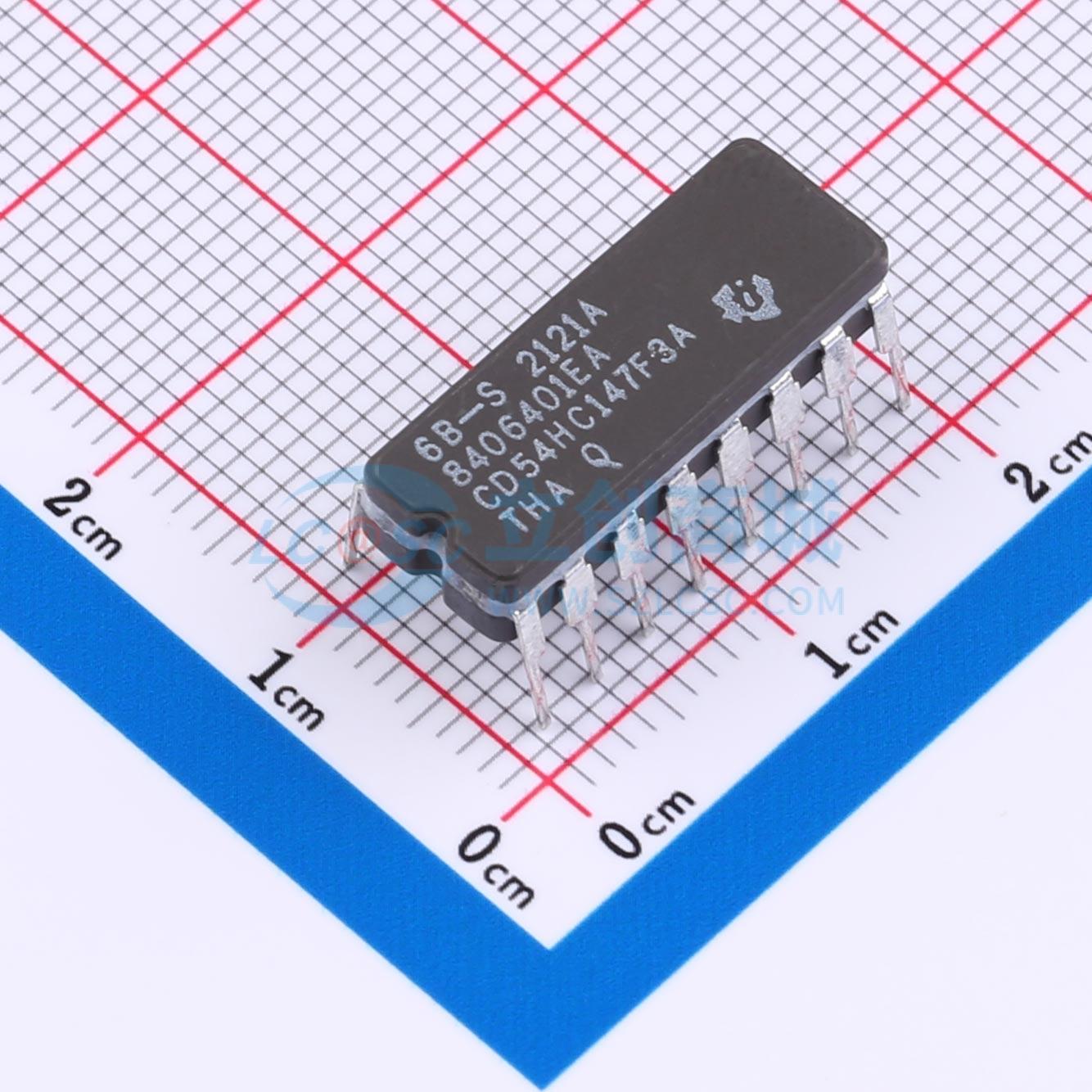 点击查看大图 CD54HC147F3A实物图