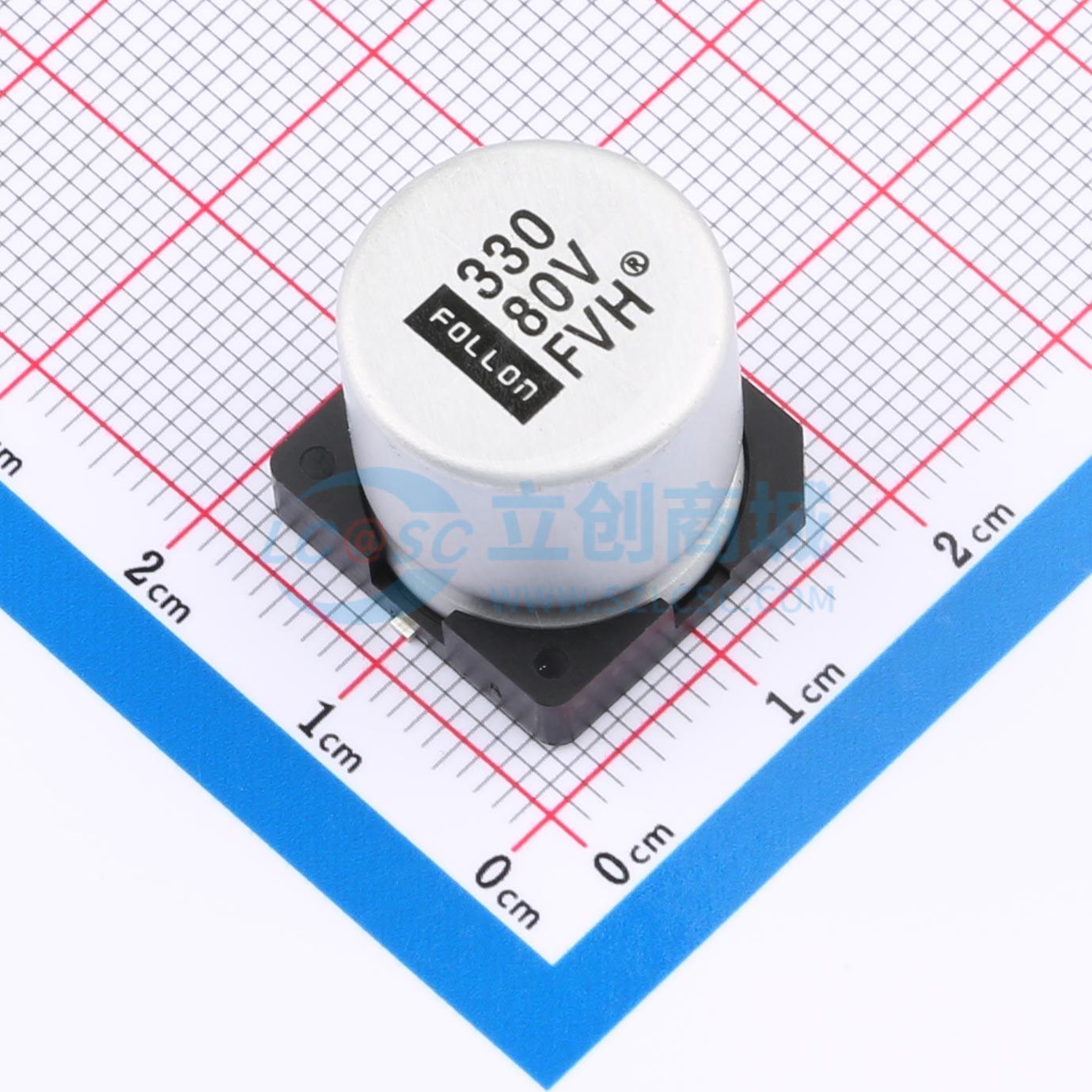 点击查看大图 EFVH080ADA331M16H0实物图