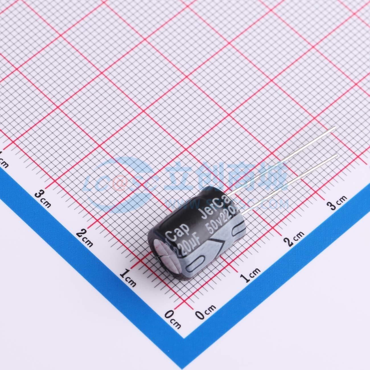 点击查看大图 ERA50V220M10X13实物图