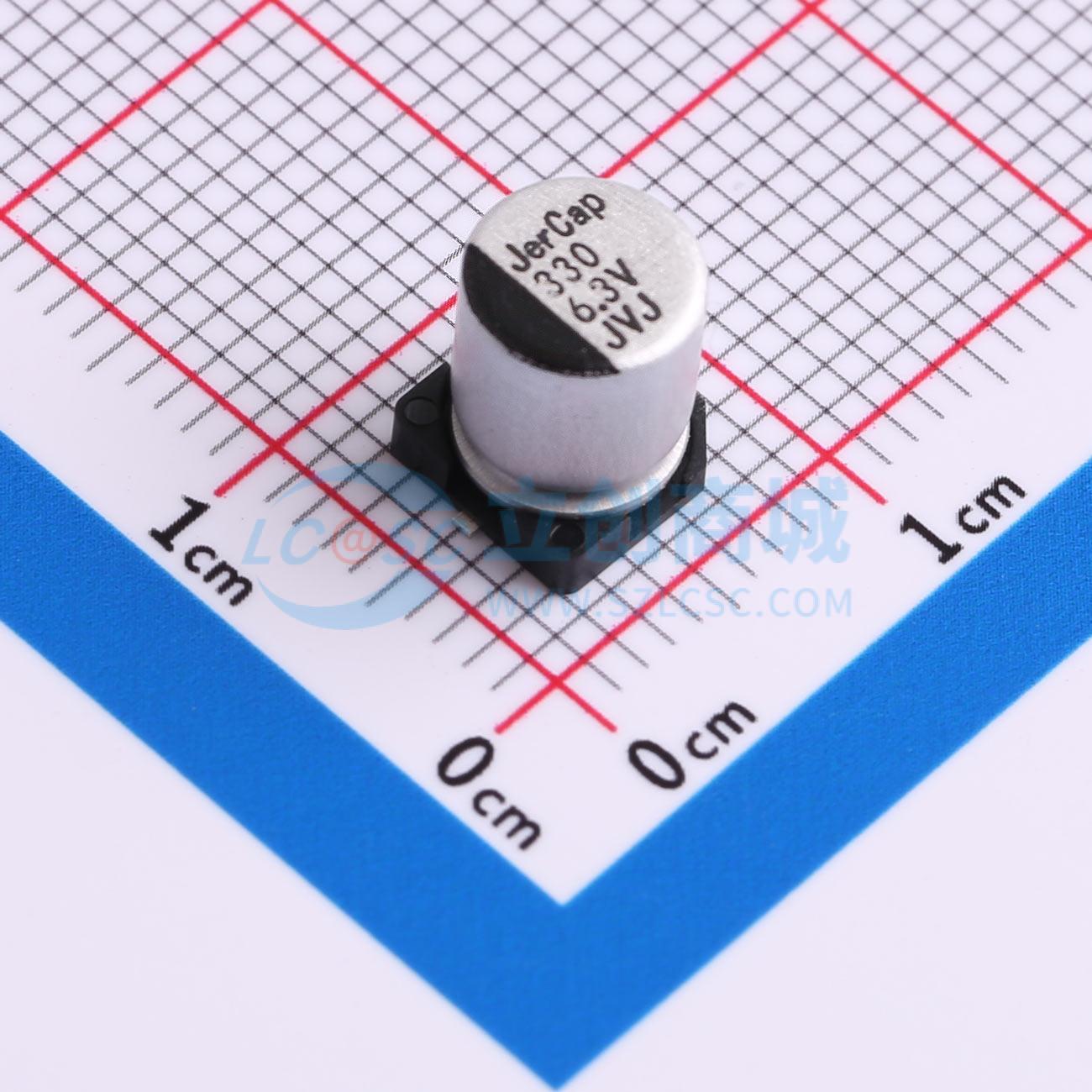 点击查看大图 JVJ6.3V330M6X8实物图