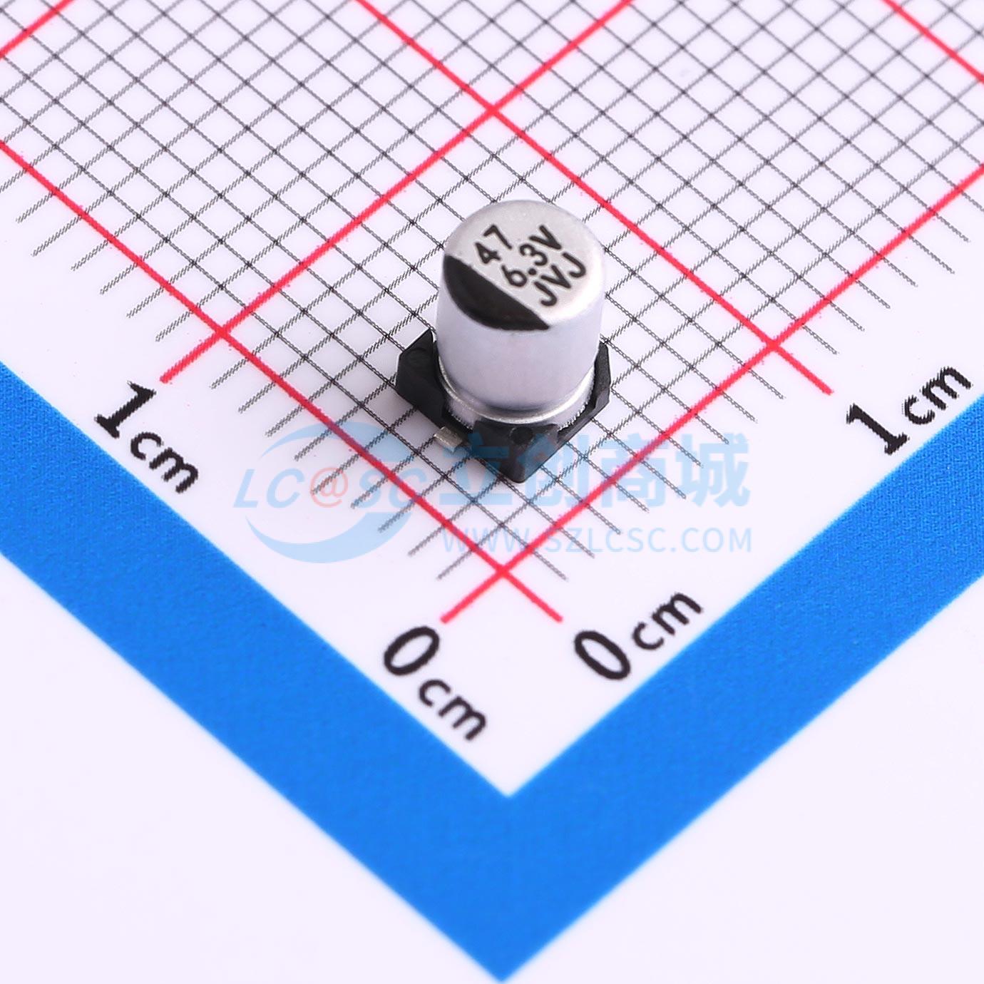 点击查看大图 JVJ6.3V47M4X6实物图