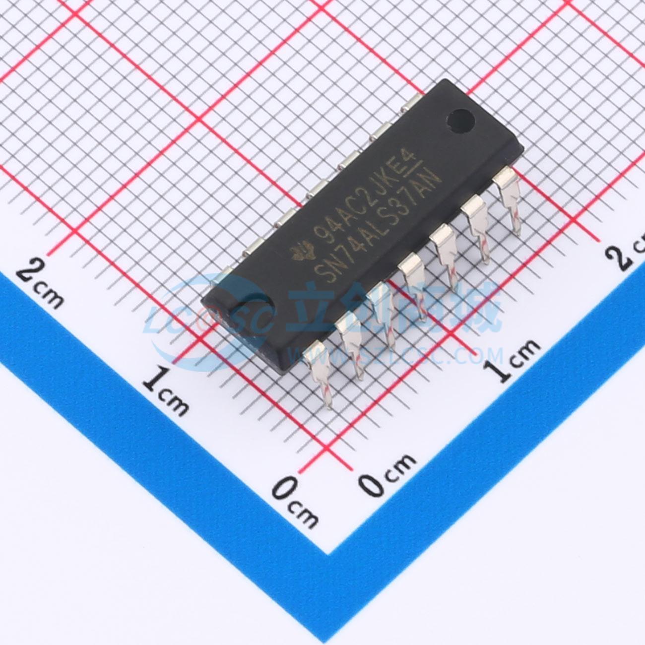 点击查看大图 SN74ALS37AN实物图
