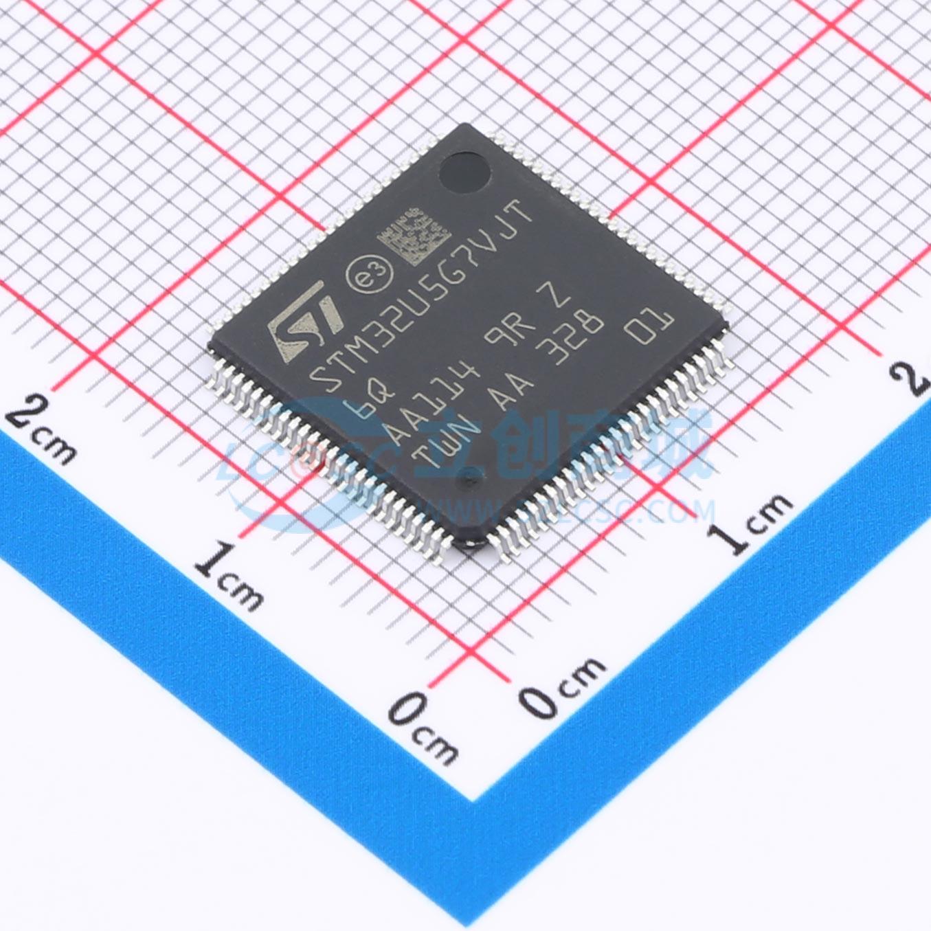 点击查看大图 STM32U5G7VJT6Q实物图