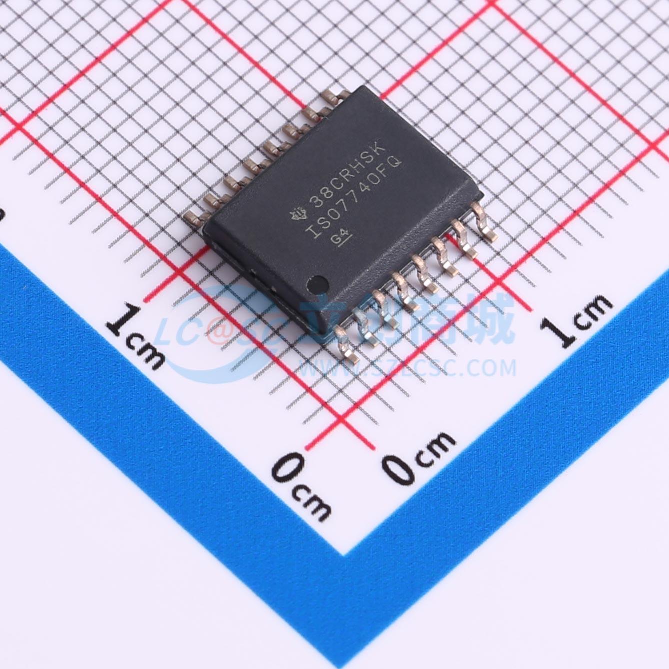 点击查看大图 ISO7740FQDWRQ1实物图