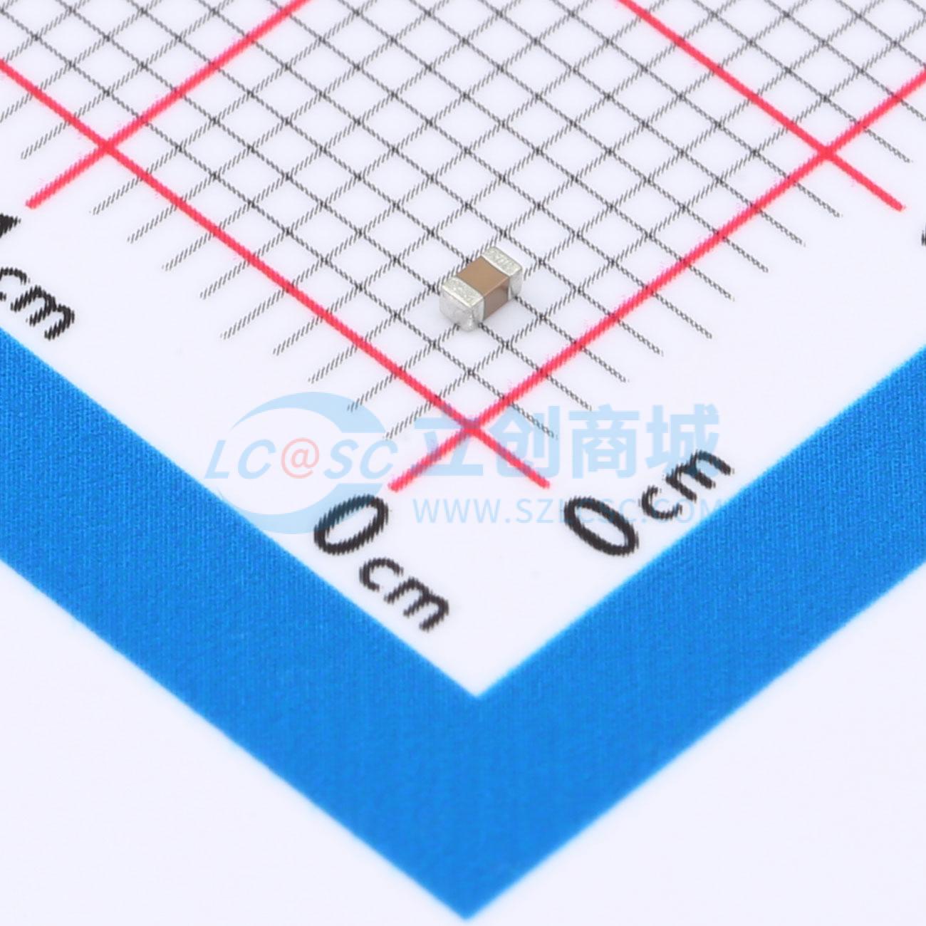 点击查看大图 0603X5R105K250NT实物图