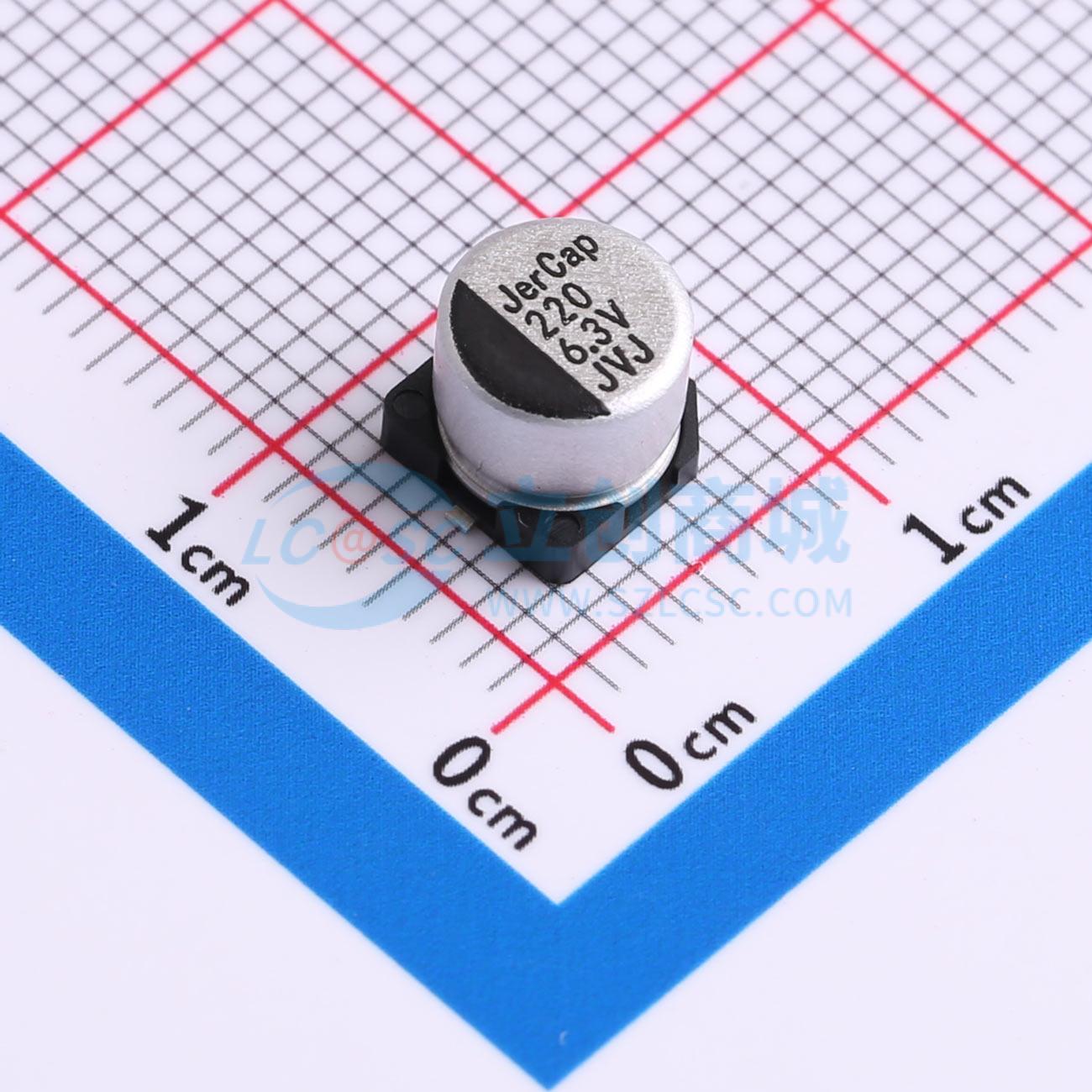 点击查看大图 JVJ6.3V220M6X6实物图