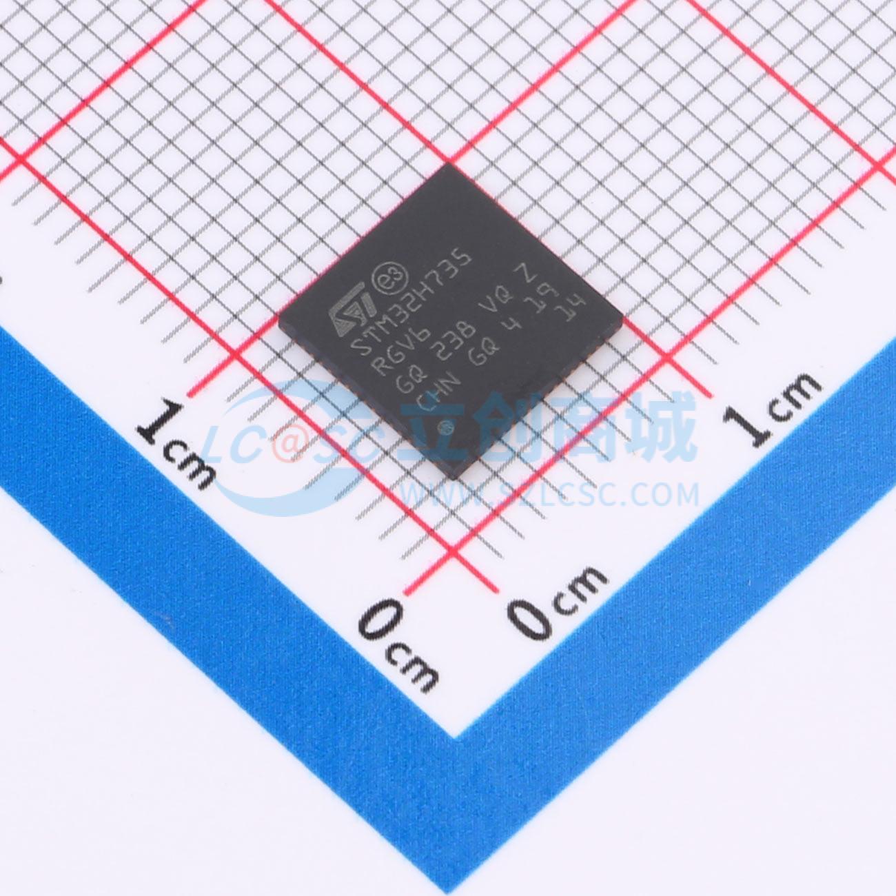 点击查看大图 STM32H735RGV6实物图